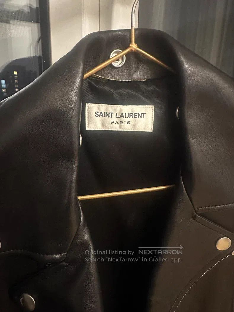 Saint Laurent Paris Saint Laurent Paris Leather Jacket Size XS / US 0-2 / IT 36-38 - 4 Thumbnail