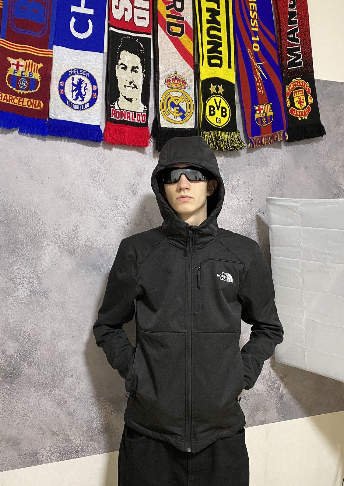 The North Face × Vintage Rare The North Face Fleece Outdoor Jacket Soft Shell Y2K Size US M / EU 48-50 / 2 - 1 Thumbnail