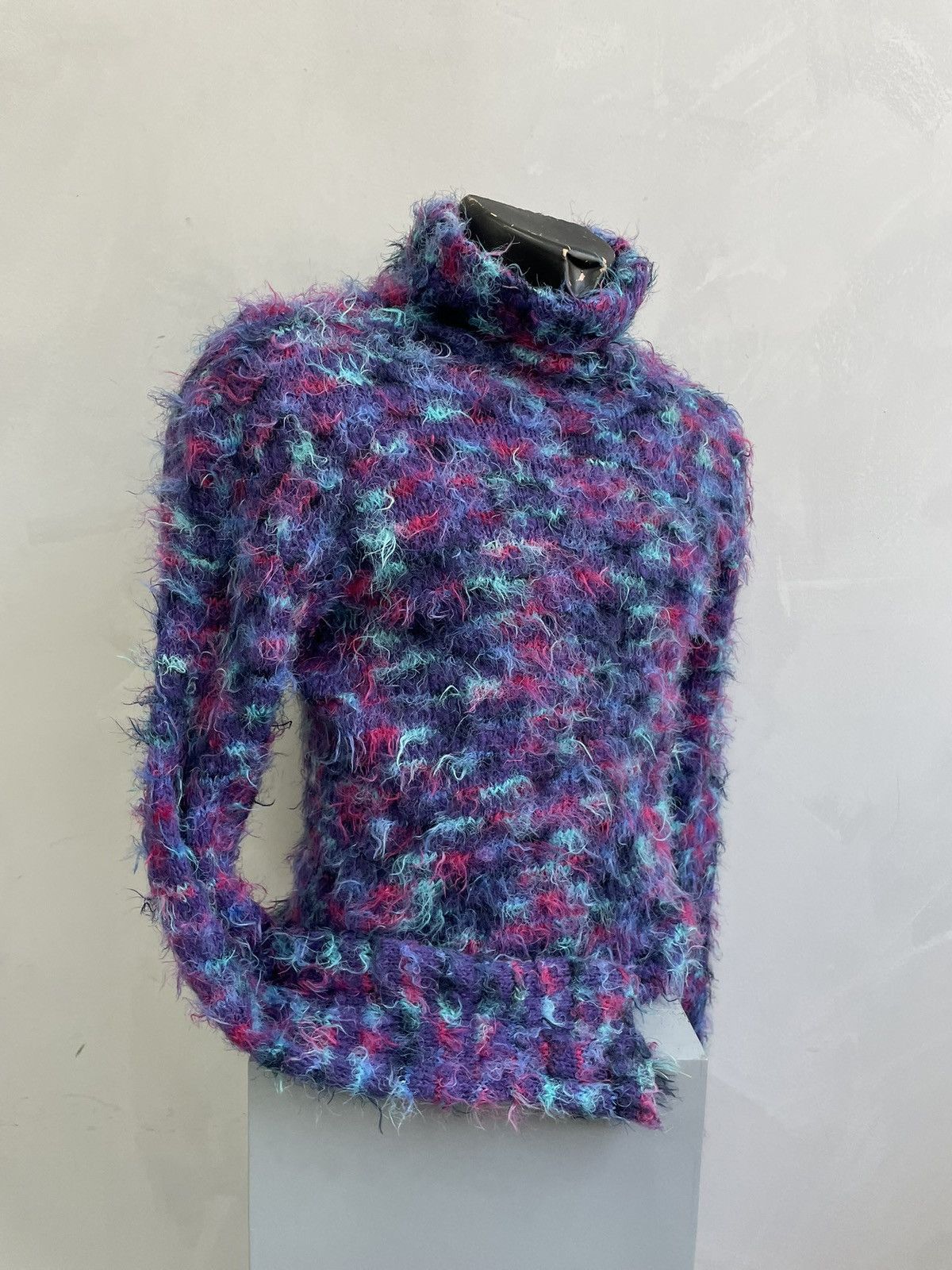 Kapital Rare mohair turtle neck Coogi style sweater y2k Size US S / EU 44-46 / 1 - 7 Thumbnail