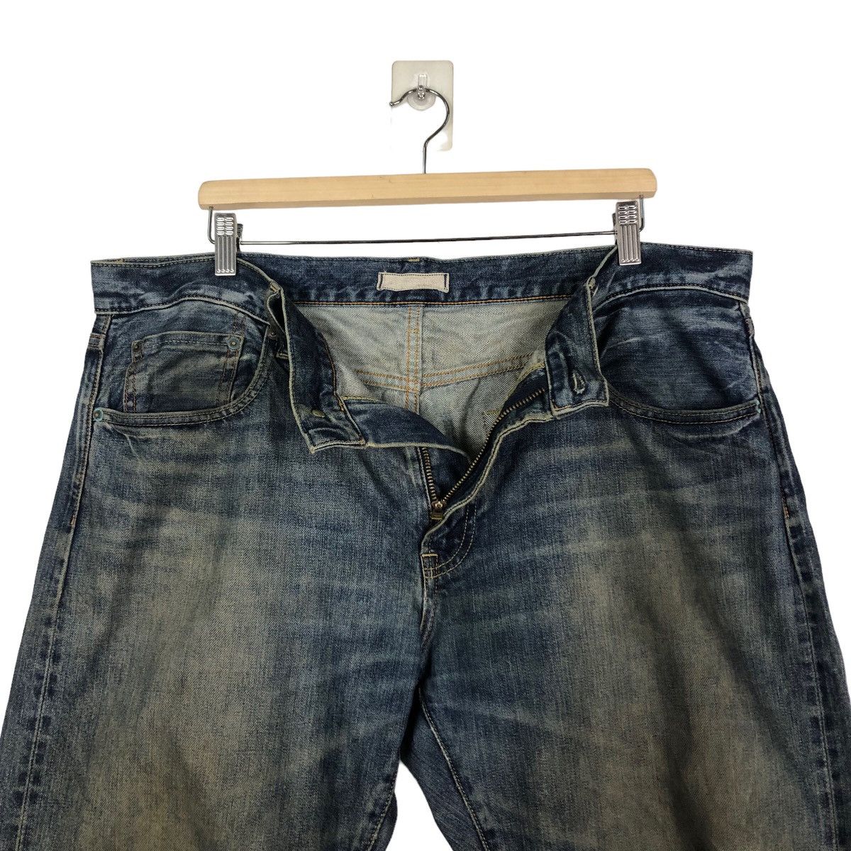 Japanese Brand 🔥Vintage Denim Jeans Uniqlo Japan Issey Miyake Size US 40 / EU 56 - 17 Thumbnail