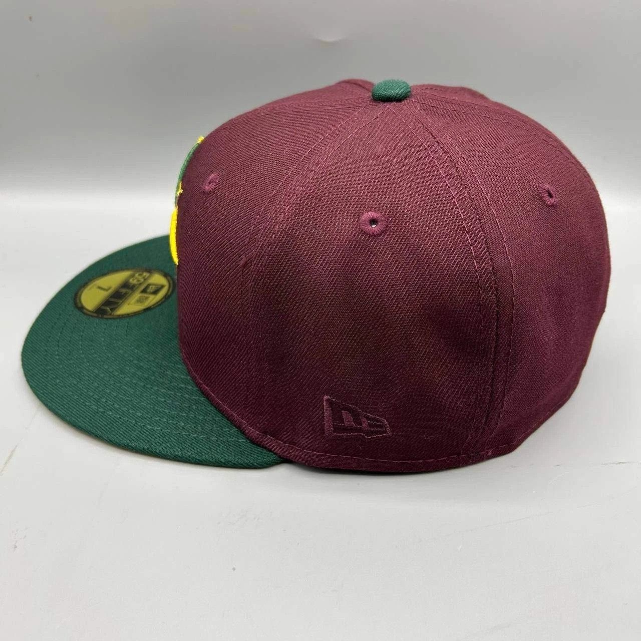 New Era Seattle Mariners Hat Men 7 Red Green MLB Fitted Cap New Size ONE SIZE - 6 Thumbnail