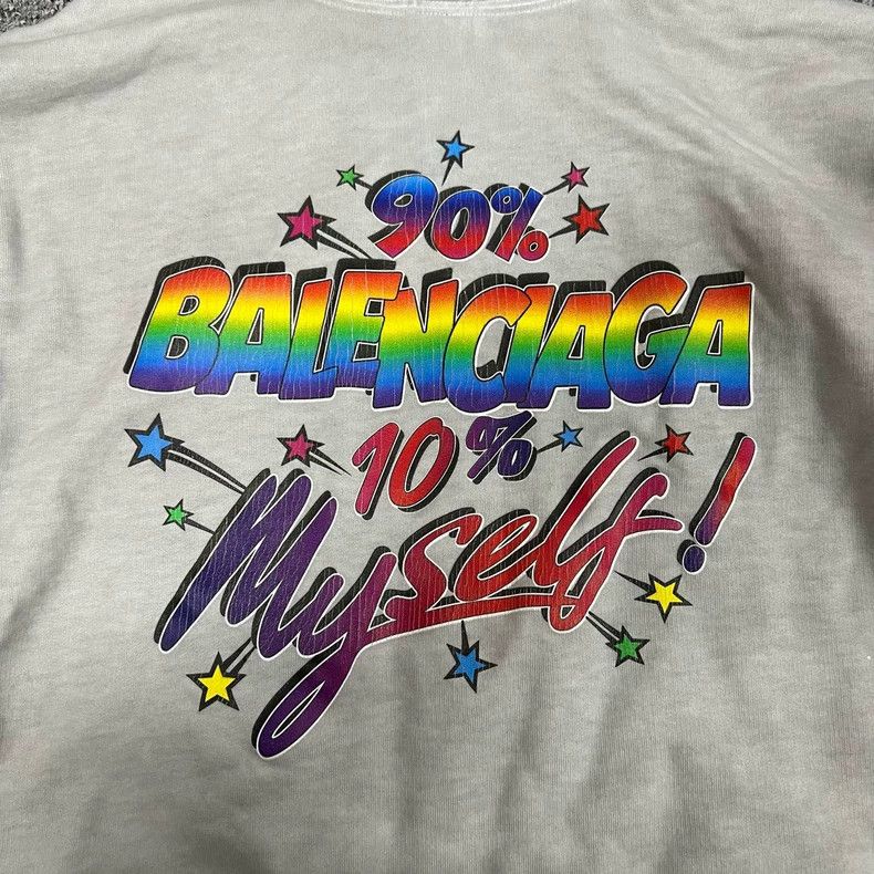 Balenciaga Balenciaga Rainbow Graffiti Logo Hoodie 2502-Nextarrow Size US M / EU 48-50 / 2 - 5 Thumbnail