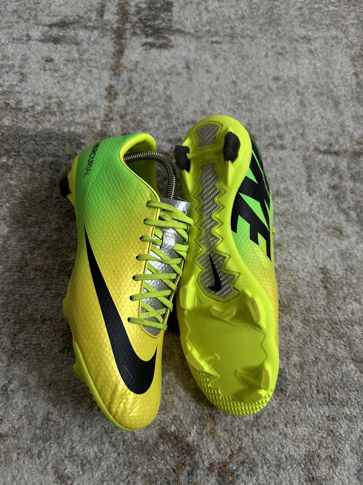 Japanese Brand × Nike Nike Mercurial Veloce FG Vibrant Yellow Cleats Size US 8.5 / EU 41-42 - 3 Thumbnail