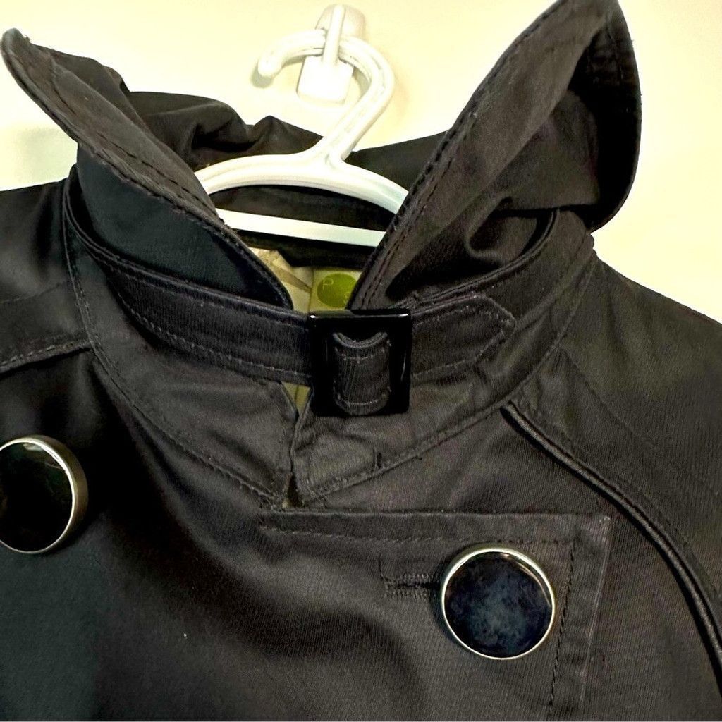 Soia & Kyo Soia&Kyo Mid Length Double Breasted Trench Coat Black Small Size S / US 4 / IT 40 - 5 Thumbnail