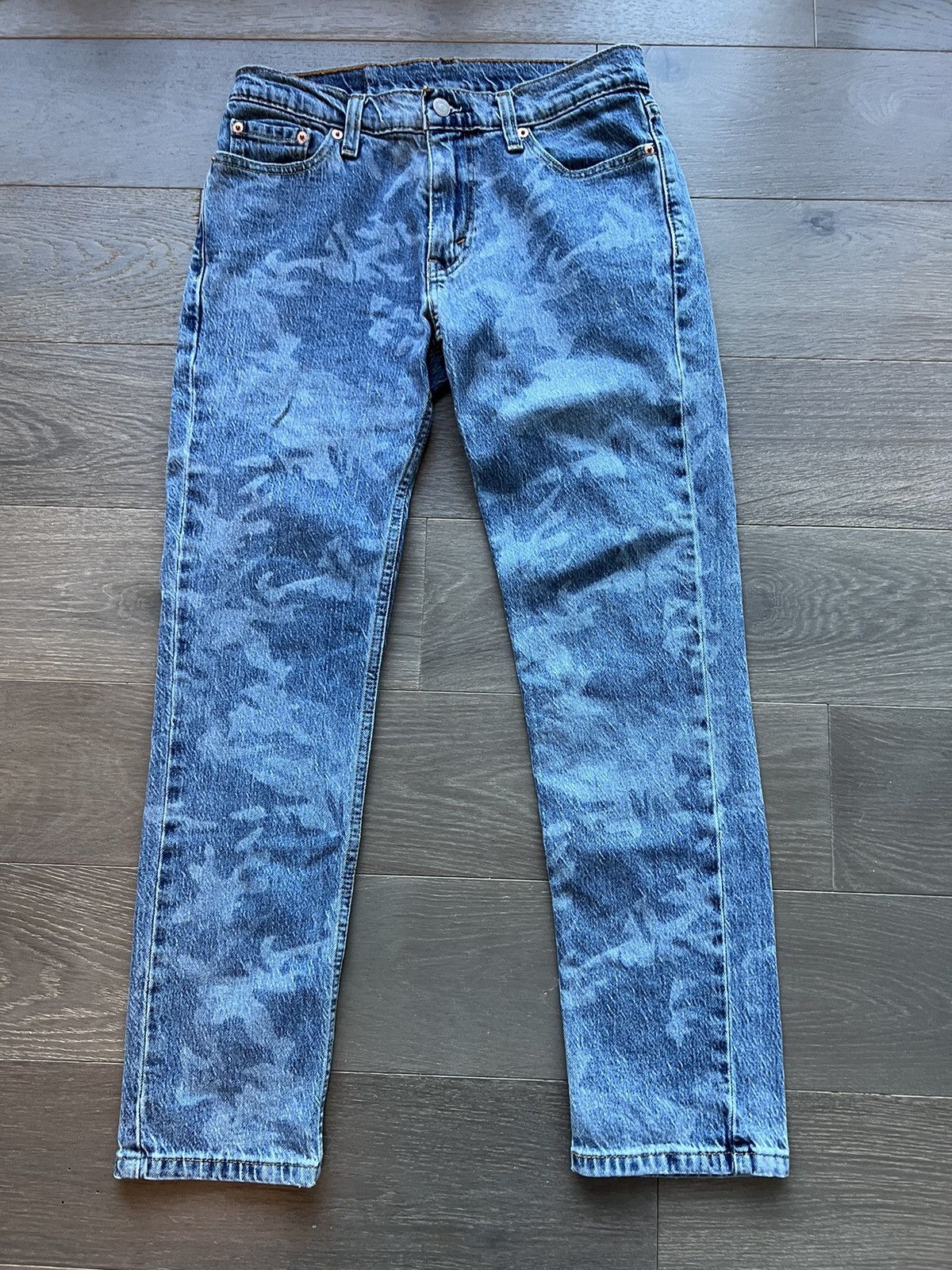 Levi's Levi blue camo denim Size US 30 / EU 46 - 1 Thumbnail