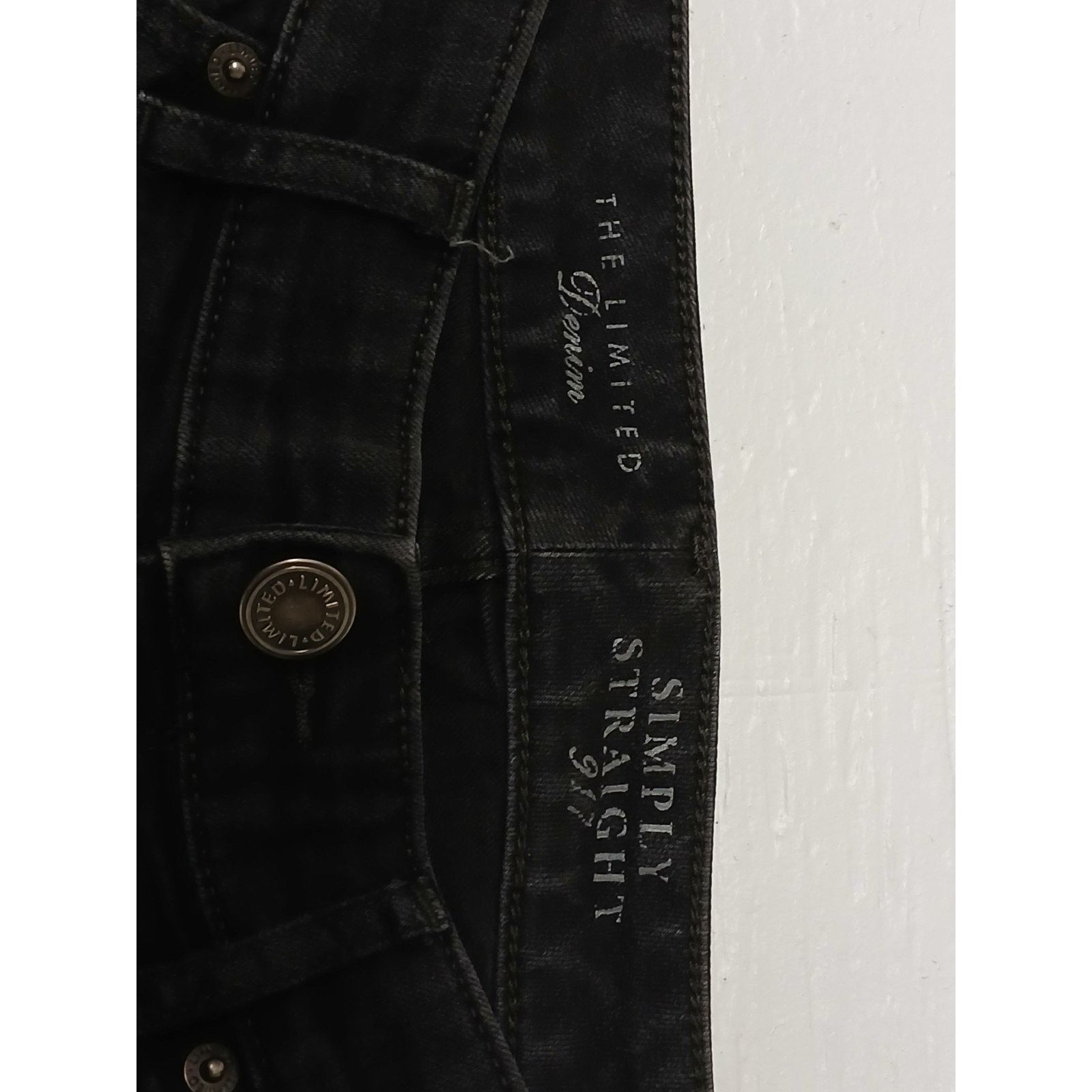 Other The Limited Denim Simply Straight (6L) Relaxed Black Jeans Size 28" / US 6 / IT 42 - 7 Thumbnail