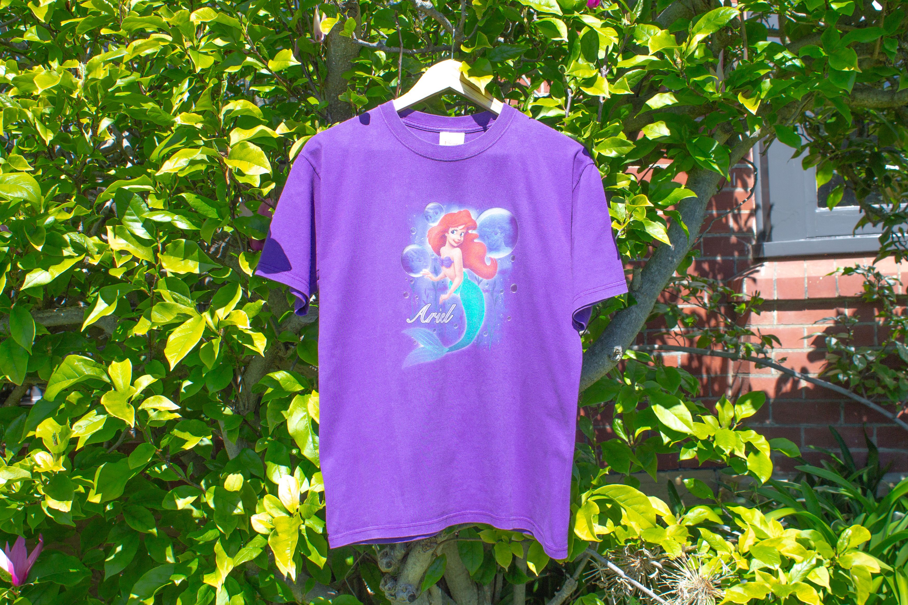 Disney 90's Vintage - Ariel The Mermaid - Promo T-shirt Size M / US 6-8 / IT 42-44 - 1 Thumbnail