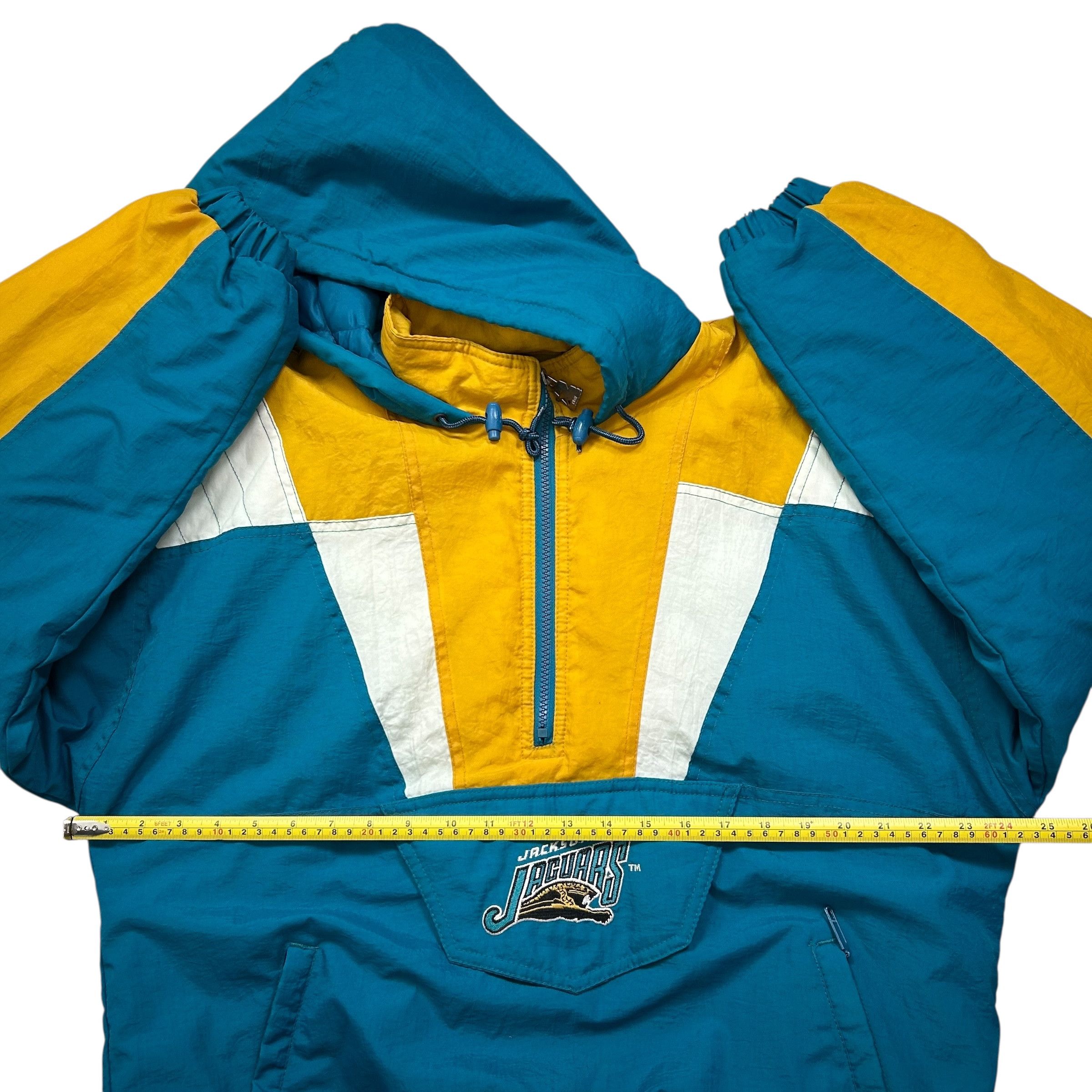 NFL VTG 90s JACKSONVILLE JAGUARS STARTER PUFFER JACKET PULLOVER Size US L / EU 52-54 / 3 - 12 Thumbnail