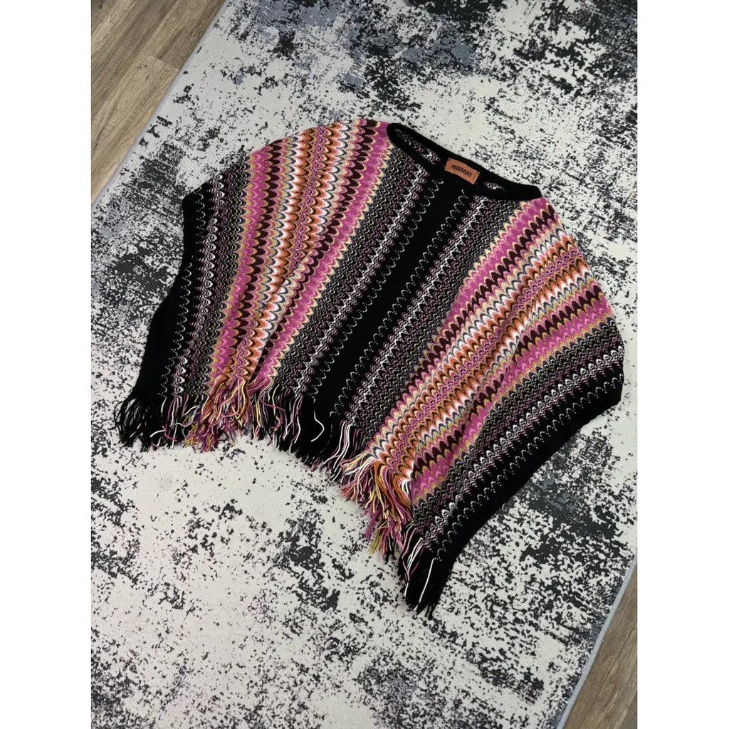 Missoni Missoni Poncho Multicolour Size Onesize Size M / US 6-8 / IT 42-44 - 2 Thumbnail