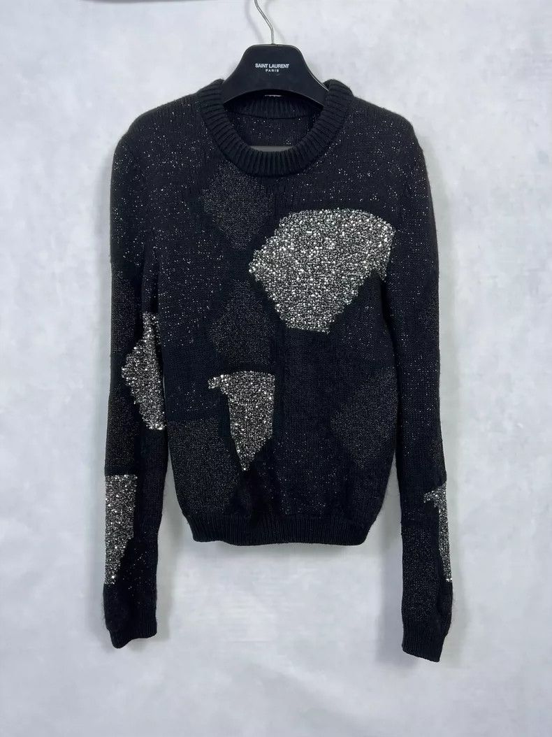 Saint Laurent Paris Saint Laurent 19ss geometric puzzle scale sweater 2504-Next Size US S / EU 44-46 / 1 - 1 Thumbnail