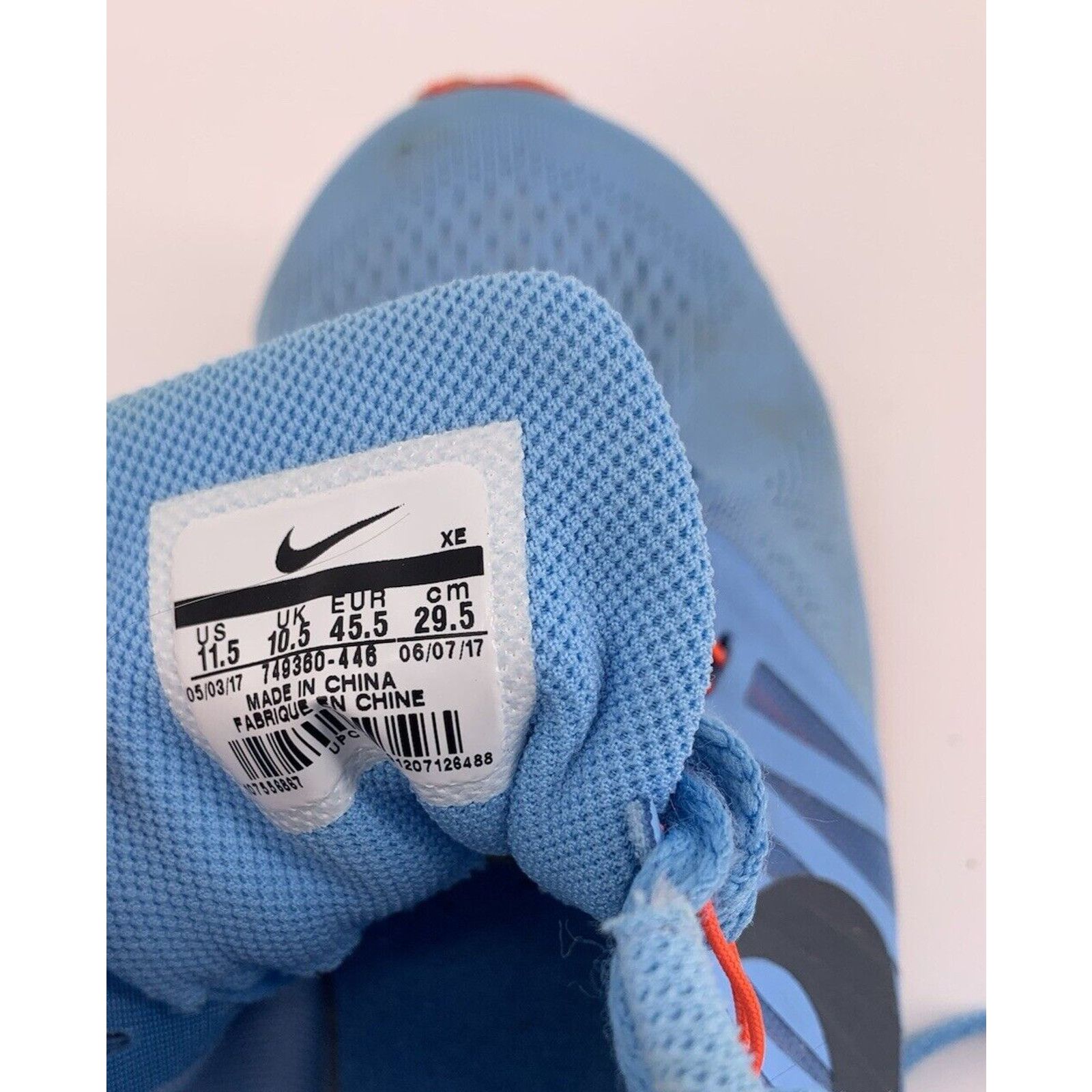 Nike Nike Air Zoom Speed Racer 6 749360-446 Blue Running Shoes Size US 11.5 / EU 44-45 - 12 Thumbnail