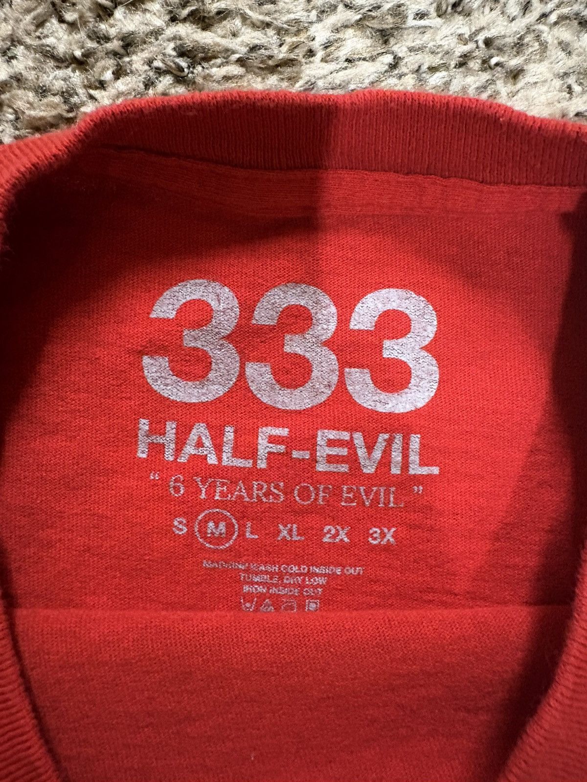Half Evil Half Evil 6 Year Anniversary T-Shirt Size US M / EU 48-50 / 2 - 3 Thumbnail