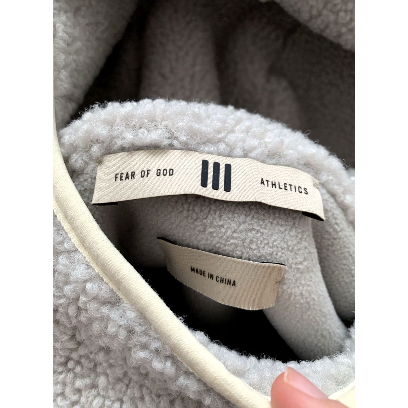 Fear of God ADIDAS Athletics Fear of God Hoodie Hike Fleece Alaska SESAME L Mens Size US L / EU 52-54 / 3 - 6 Thumbnail