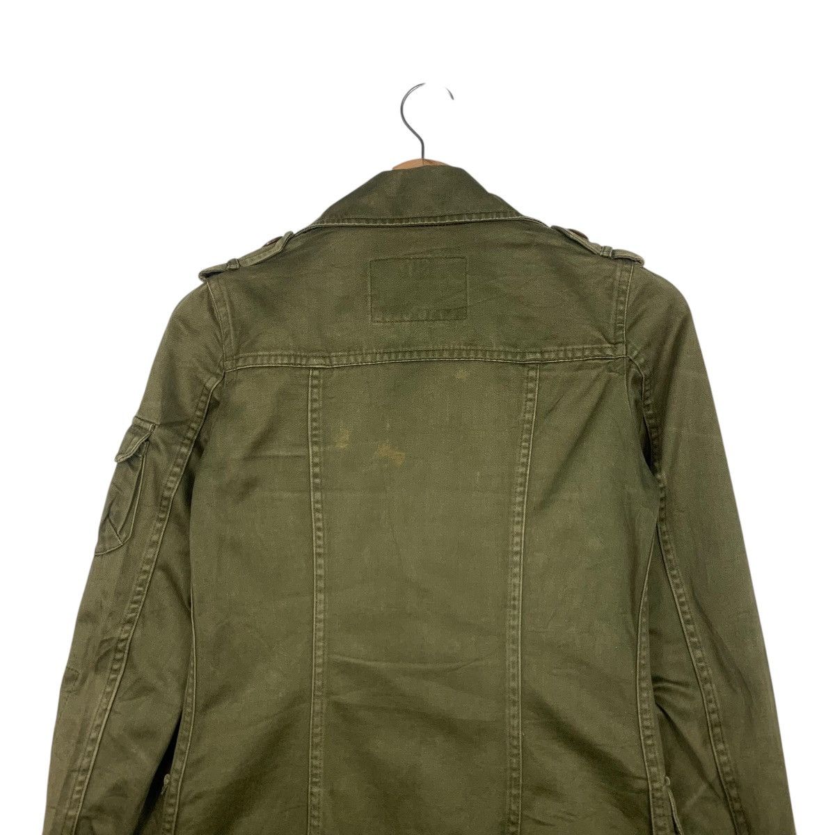 If Six Was Nine SLY Military Olive Green Chore Jacket #1806-C16 Size XXS / US 00 / IT 34 - 8 Thumbnail