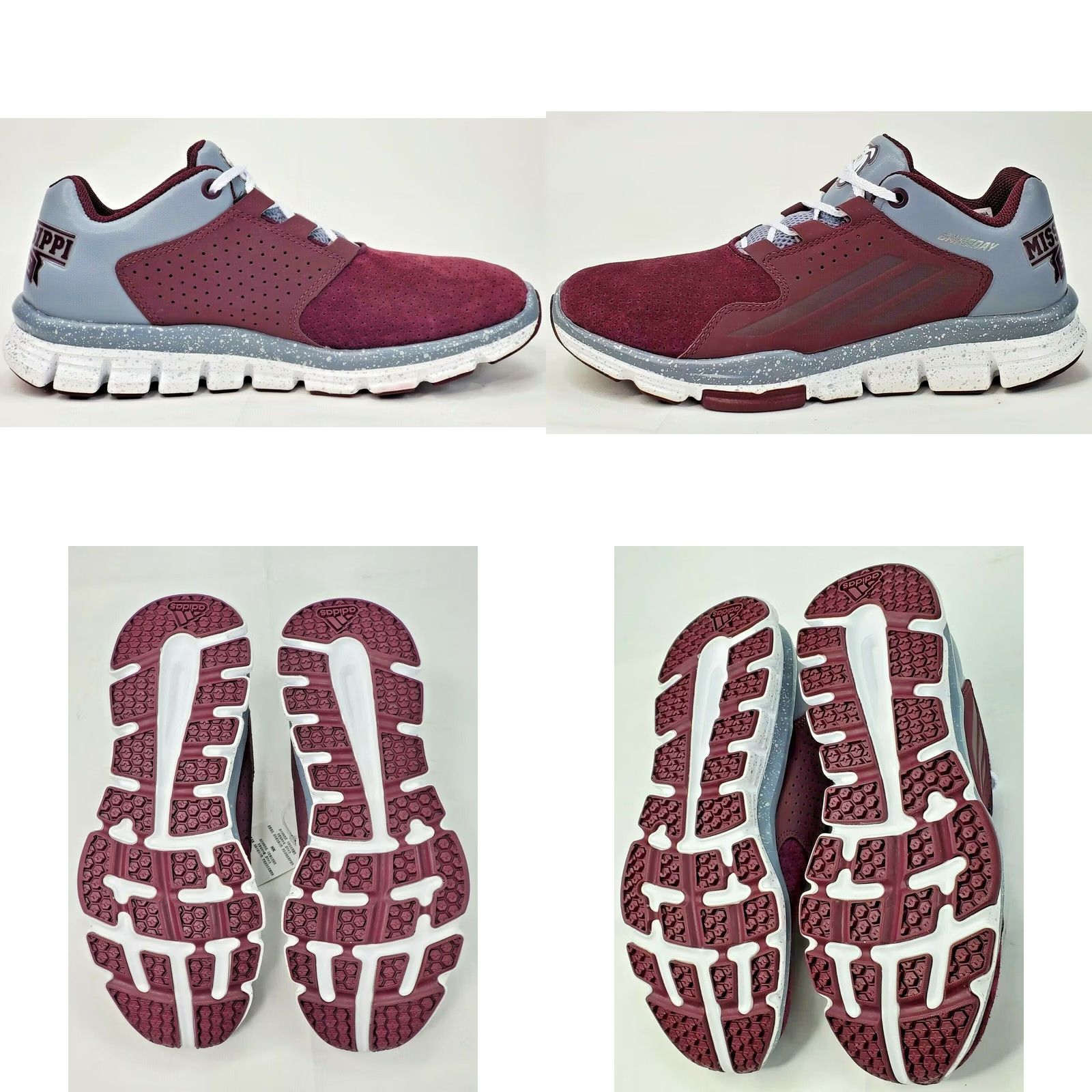 Adidas adidas College Mississippi State Maroon Suede Sneaker Men 6 = Women 7.5 Gameday Size US 6 / IT 36 - 8 Thumbnail