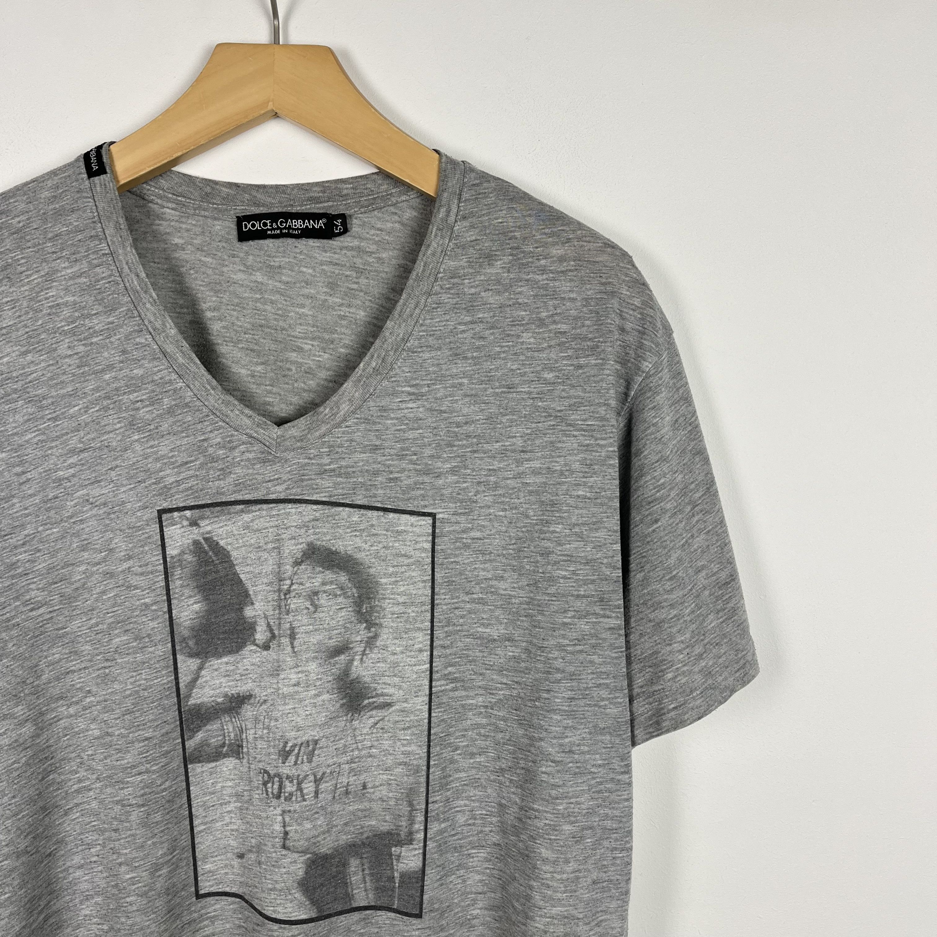 Dolce & Gabbana Vintage Dolce & Gabbana Rocky Balboa Y2K T Shirt 00’s Size US L / EU 52-54 / 3 - 2 Thumbnail