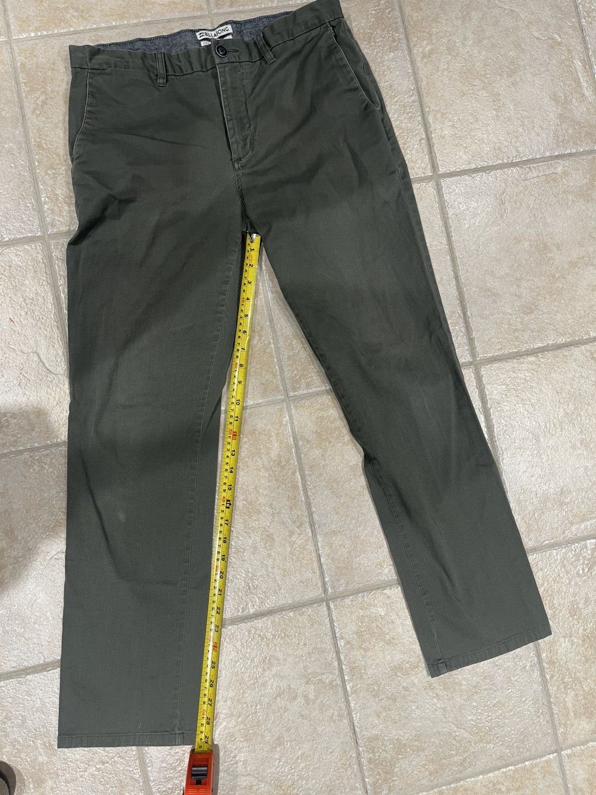 Billabong Billabong Carter Stretch Green Pants Size 34 Men's Size US 34 / EU 50 - 5 Thumbnail