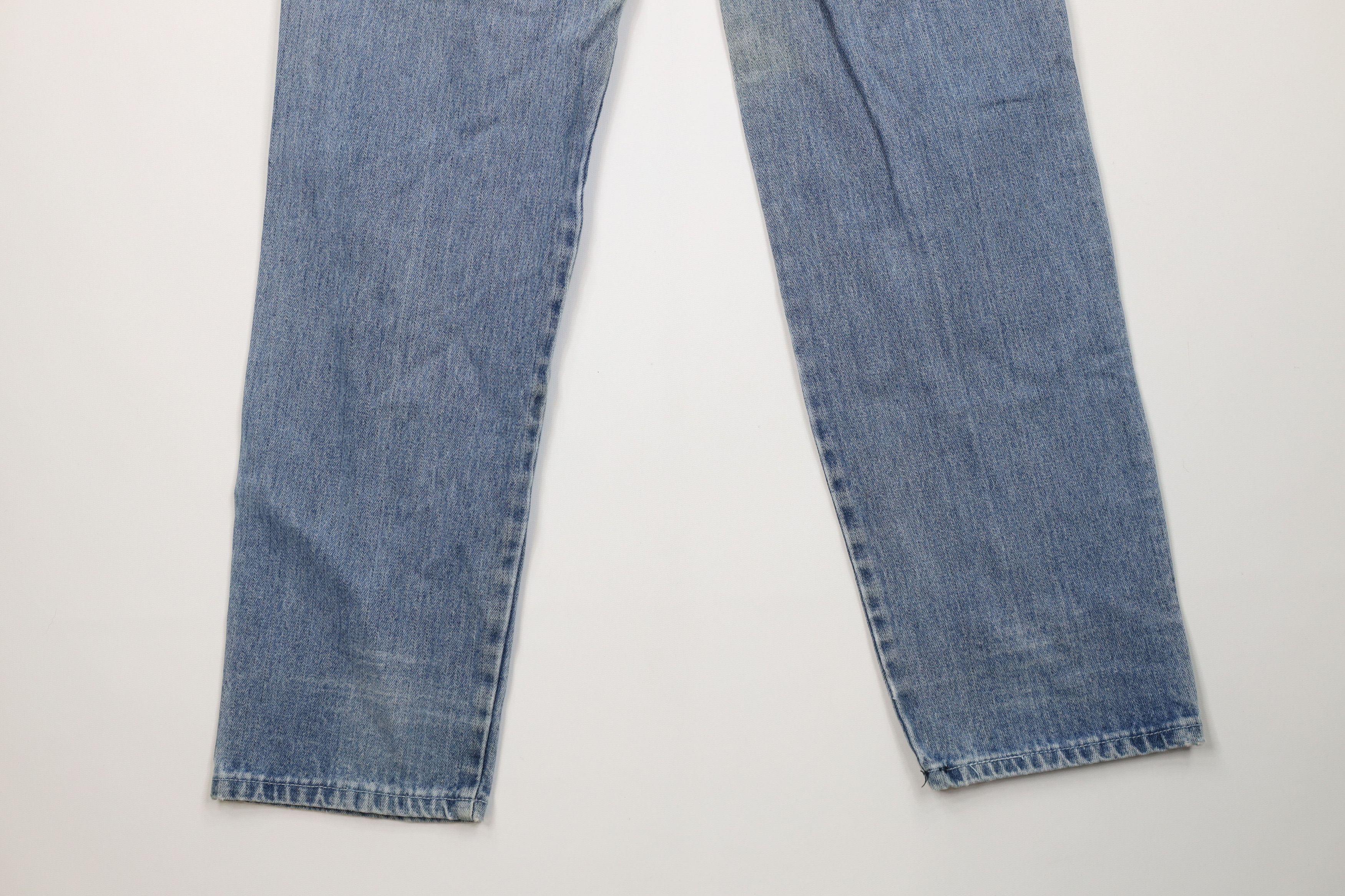 Vintage Vintage 90s Streetwear Striped Straight Leg Denim Jeans Size 32" / US 10 / IT 46 - 15 Thumbnail