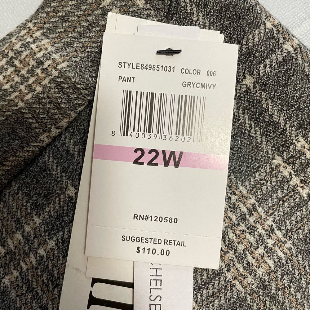 Other NWT New Amanda & Chelsea Amanda Plaid Pants Size 22W Size 42" / US 20 - 8 Thumbnail