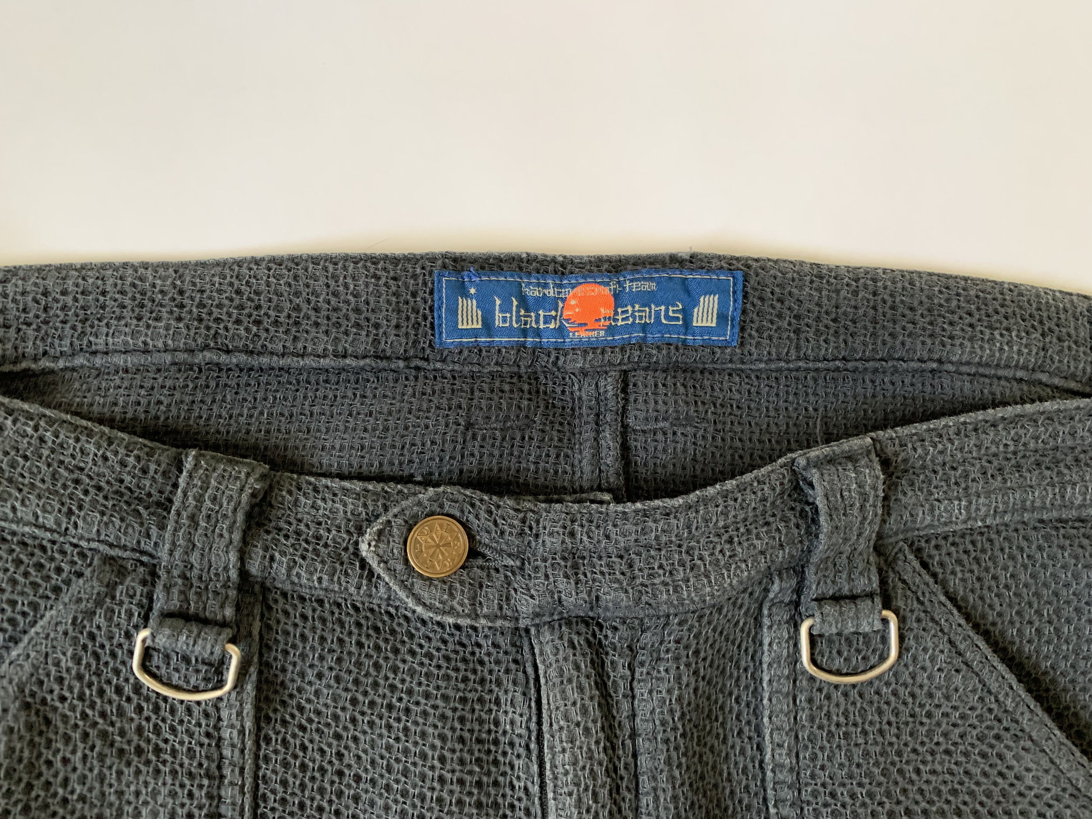 Blackmeans Knit Bondage Biker Denim Size US 35 - 4 Thumbnail