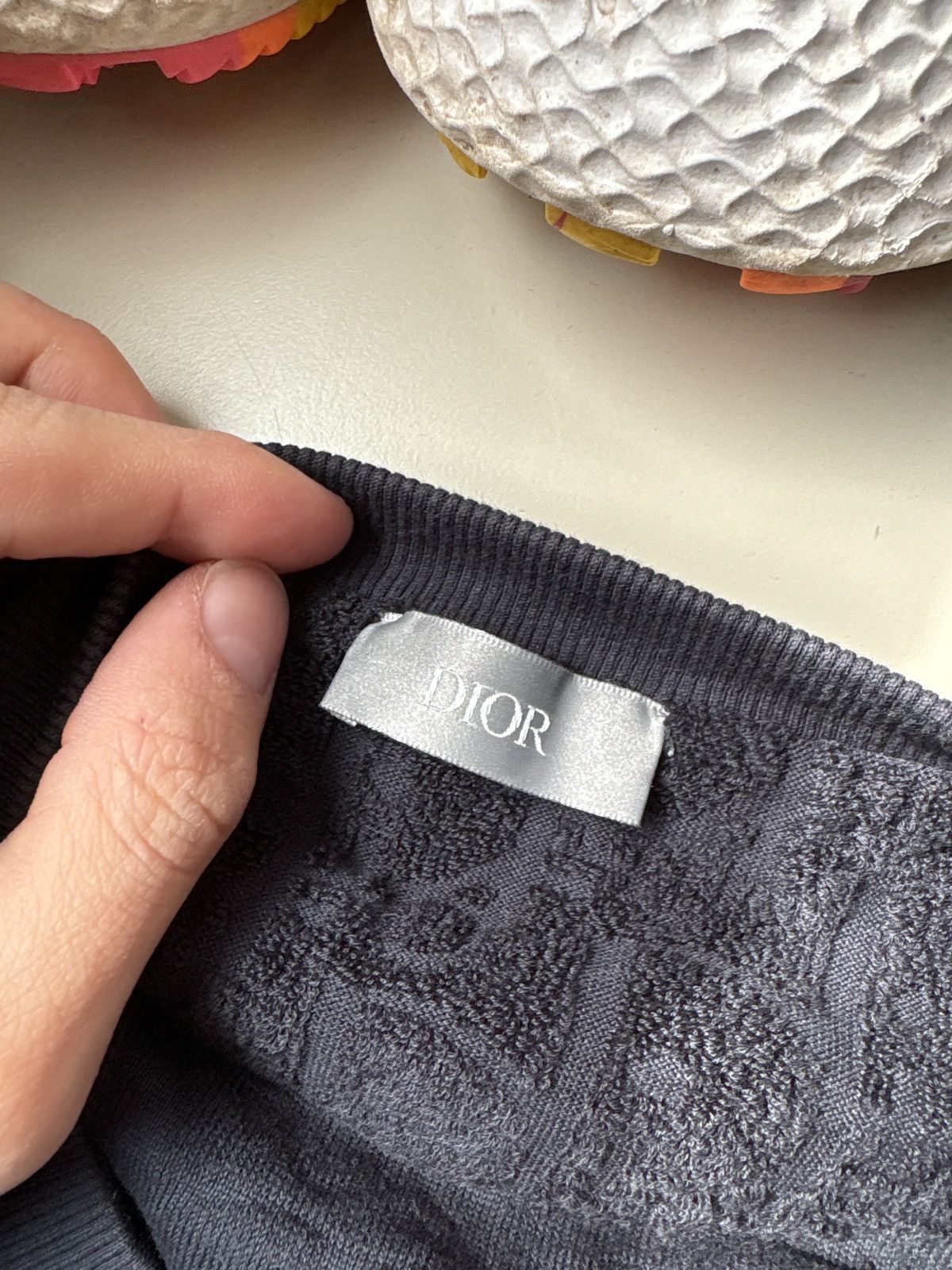 Dior Christian Dior Oblique Towelling T Shirt Size US M / EU 48-50 / 2 - 6 Thumbnail