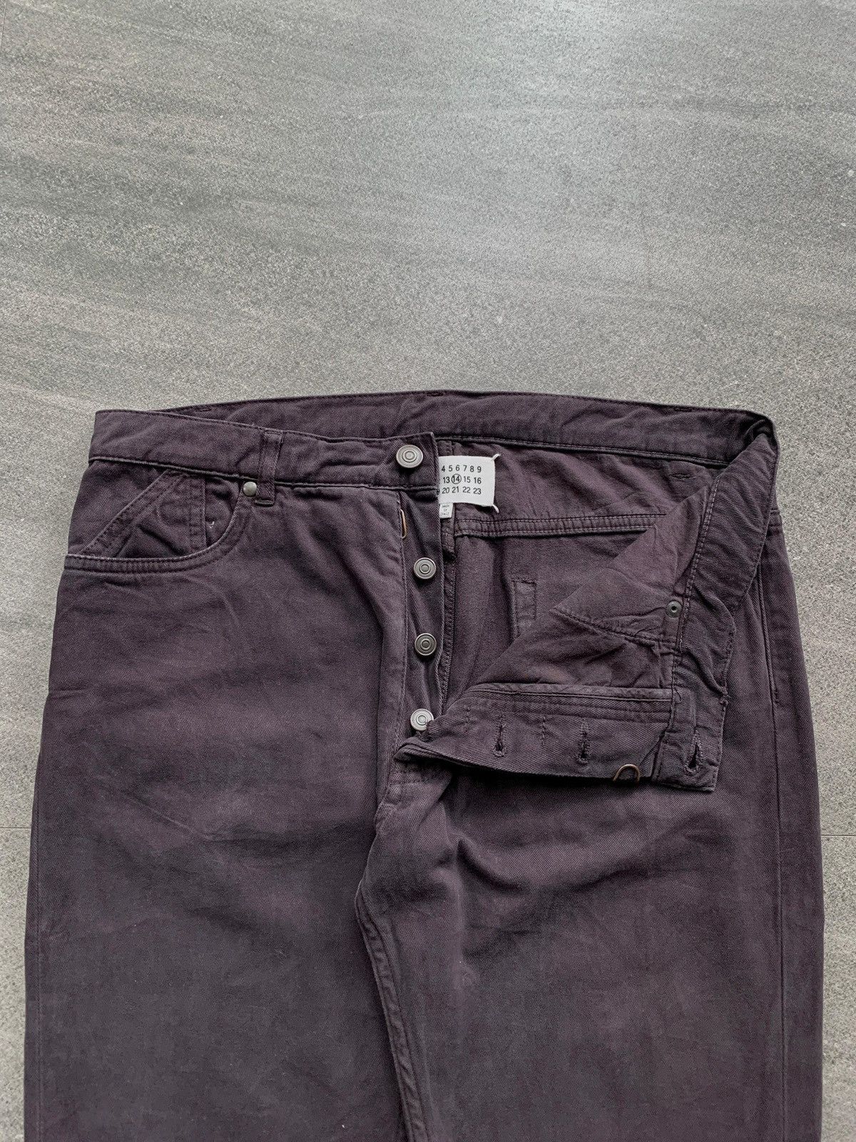 Maison Margiela FREE TAX! Fadded Effect Slim Denim Jeans Size US 31 - 3 Thumbnail
