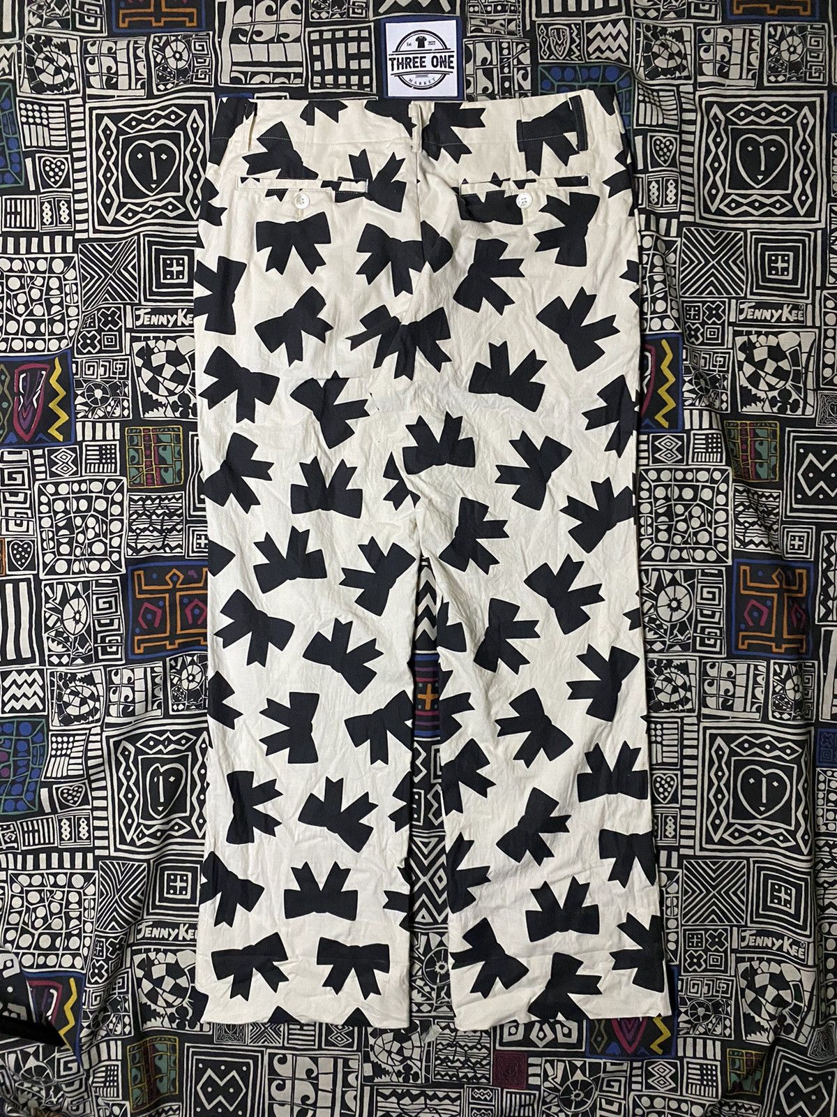 Comme des Garcons TRICOT COMME DES GARCONS AD06 PRINT PANTS Size US 31 - 6 Thumbnail