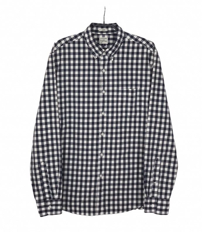J.Crew J.Crew Plaid Button Shirt Slim Fit Size L Size US L / EU 52-54 / 3 - 1 Thumbnail