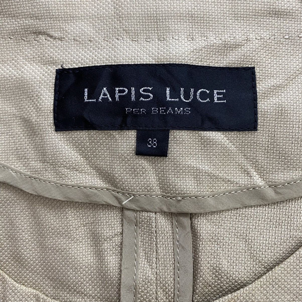 Japanese Brand LAPIS LUCE Per BEAMS Japanese Brand Tweed Beige Coat Size S / US 4 / IT 40 - 5 Thumbnail