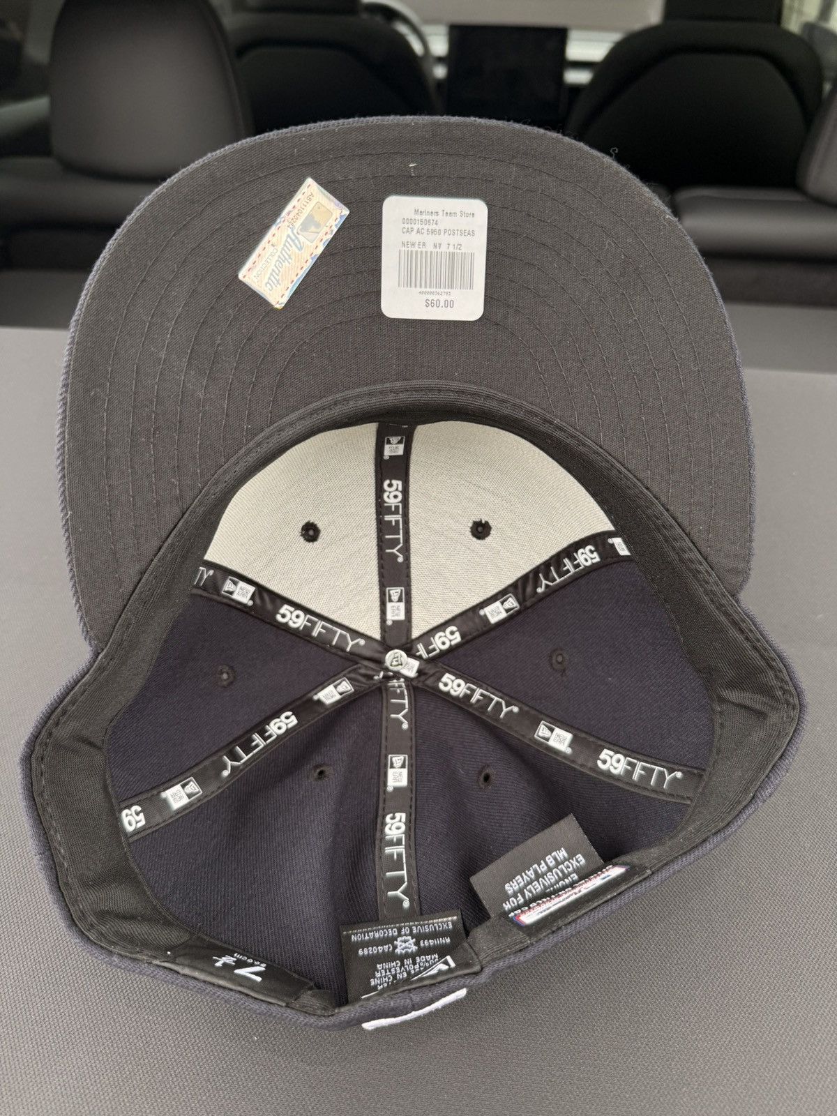 New Era Navy Seattle Mariners 2025 Postseason Fitted 7 1/2 Size ONE SIZE - 2 Thumbnail