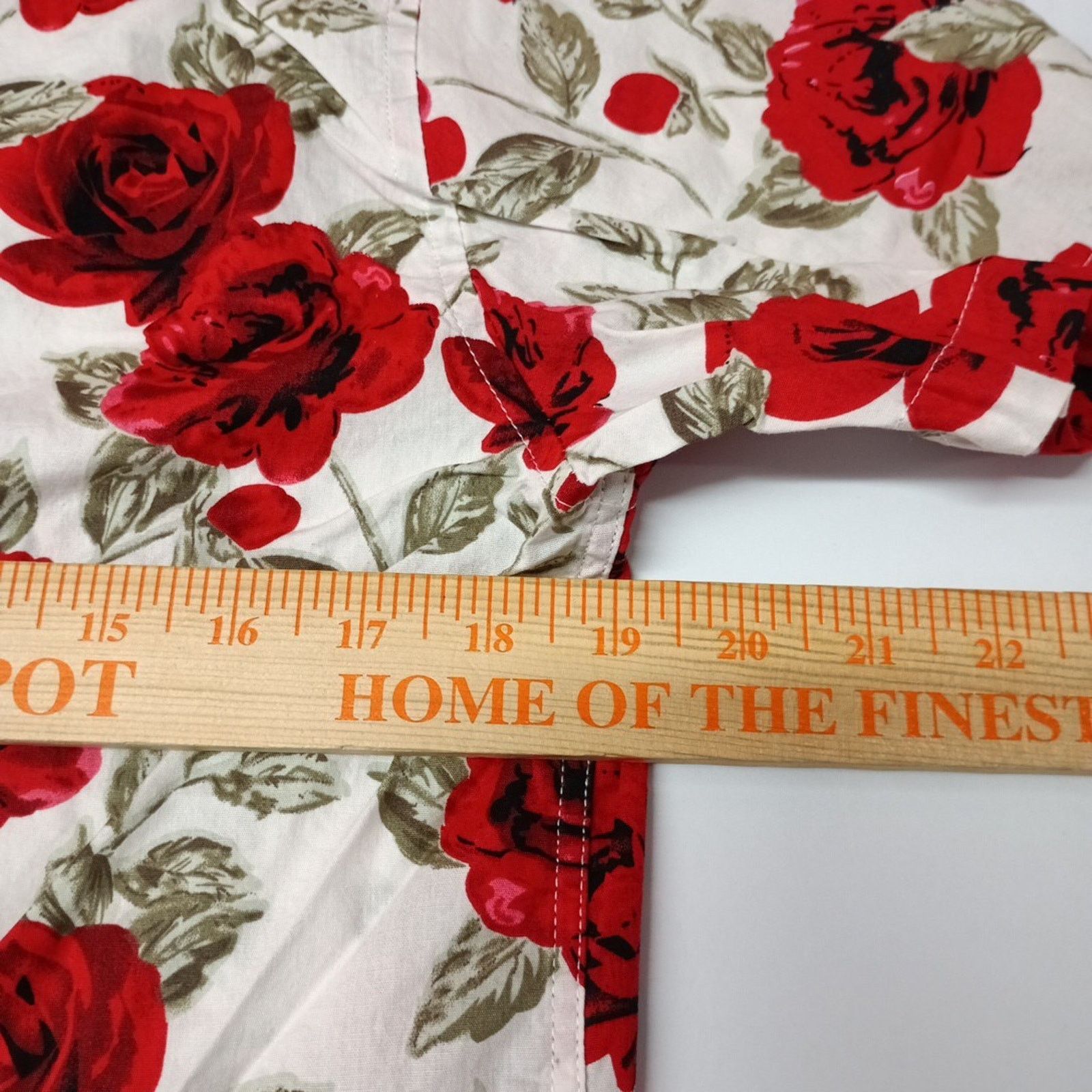 Other Coofandy Shirt Men S Red Roses Floral Button Up Cotton Blend Size US S / EU 44-46 / 1 - 4 Thumbnail