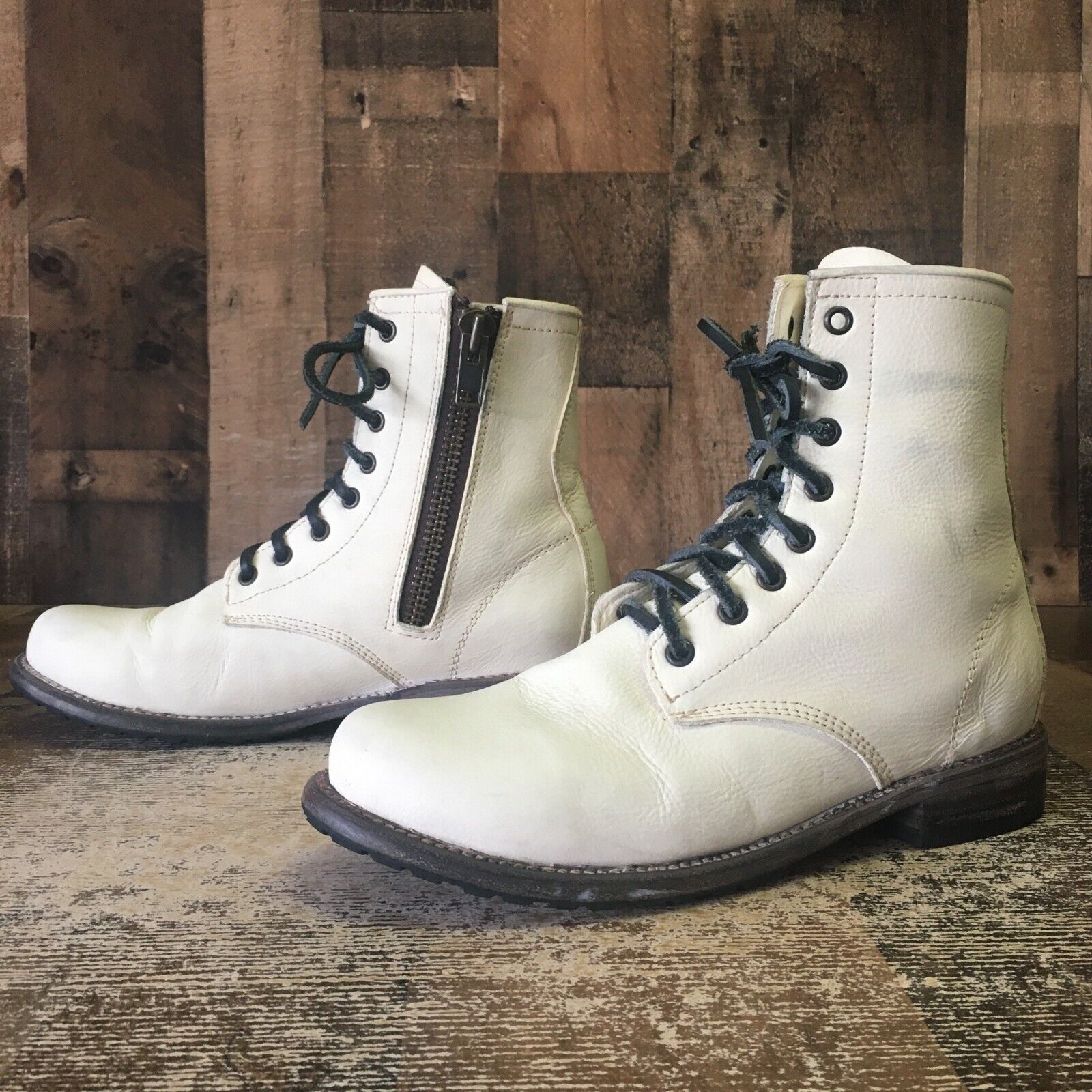 image of Freebird By Steven Manchester Ankle Boots Womens 10 in Beige