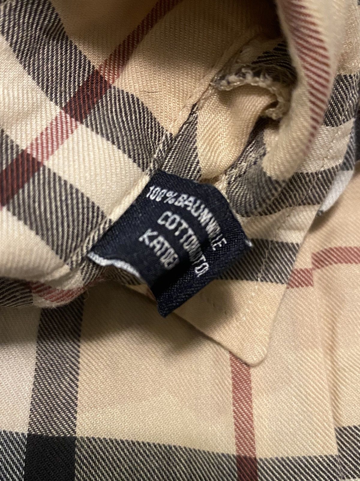 Burberry Burberry Burberrys Shirt Button Downs Vintage Nova Check Size US S / EU 44-46 / 1 - 5 Thumbnail