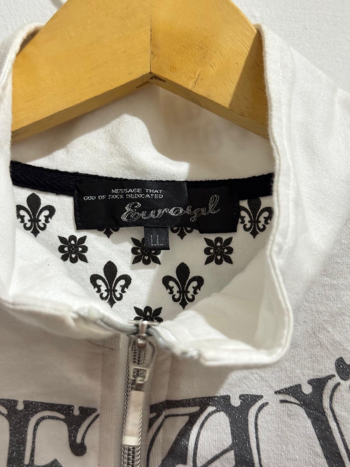 Hysteric Glamour × If Six Was Nine × Japanese Brand Y2k Euroyal skull ifsixwasnine zip tshirt Size US L / EU 52-54 / 3 - 6 Thumbnail