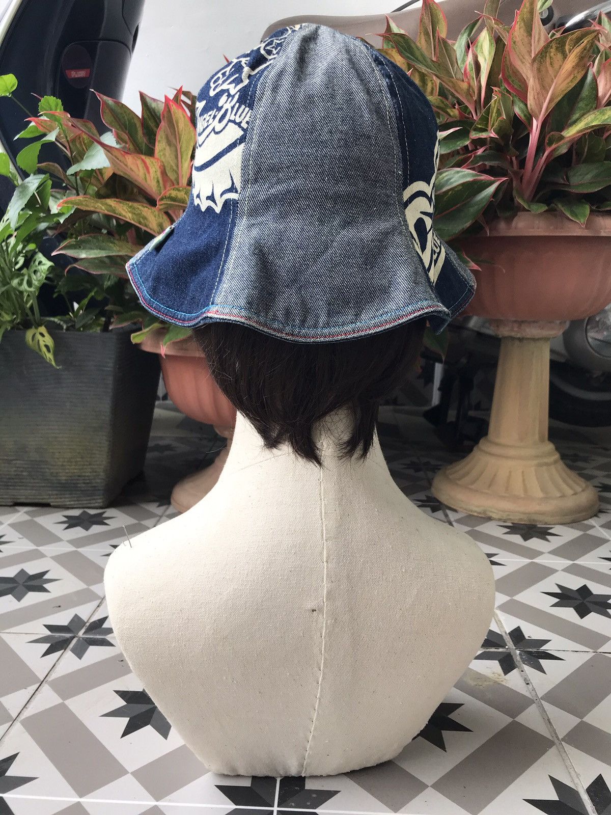 Angel Blue × Hysteric Glamour × Japanese Brand ANGEL BLUE PATCHWORKS CAP HAT BY HYSTERIC GLAMOUR 🇯🇵 Size ONE SIZE - 16 Thumbnail