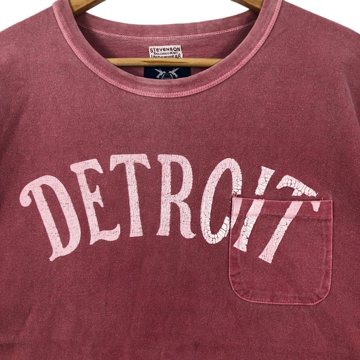 Stevenson Overall Co. Vintage STEVENSON OVERALL CO. Pocket Tee Shirt Detroit Logo Size US L / EU 52-54 / 3 - 3 Thumbnail