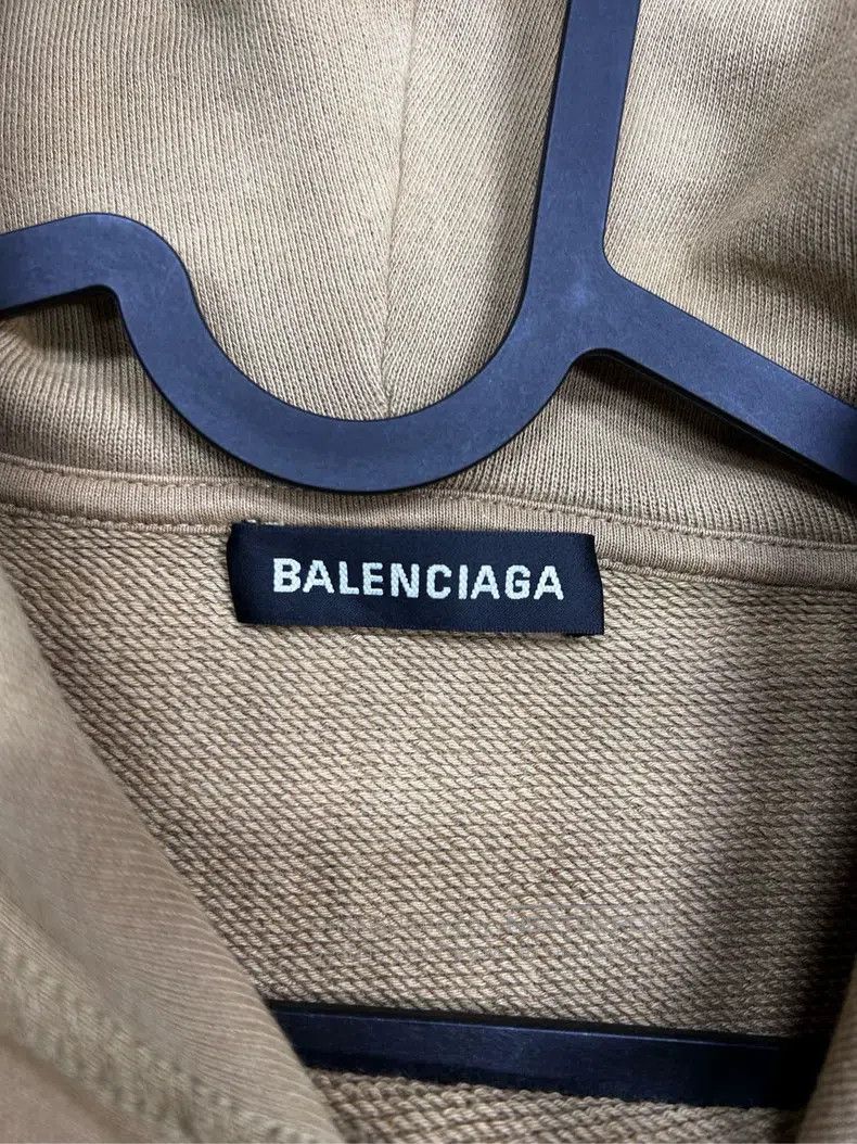 Balenciaga Balenciaga Khaki wheat hoodie Size US M / EU 48-50 / 2 - 4 Thumbnail