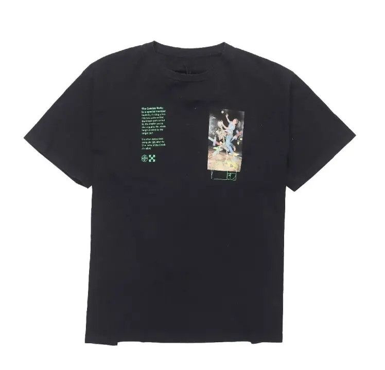 Off-White Off-White Skull Painting Black T-Shirt 0079 Size US M / EU 48-50 / 2 - 1 Thumbnail