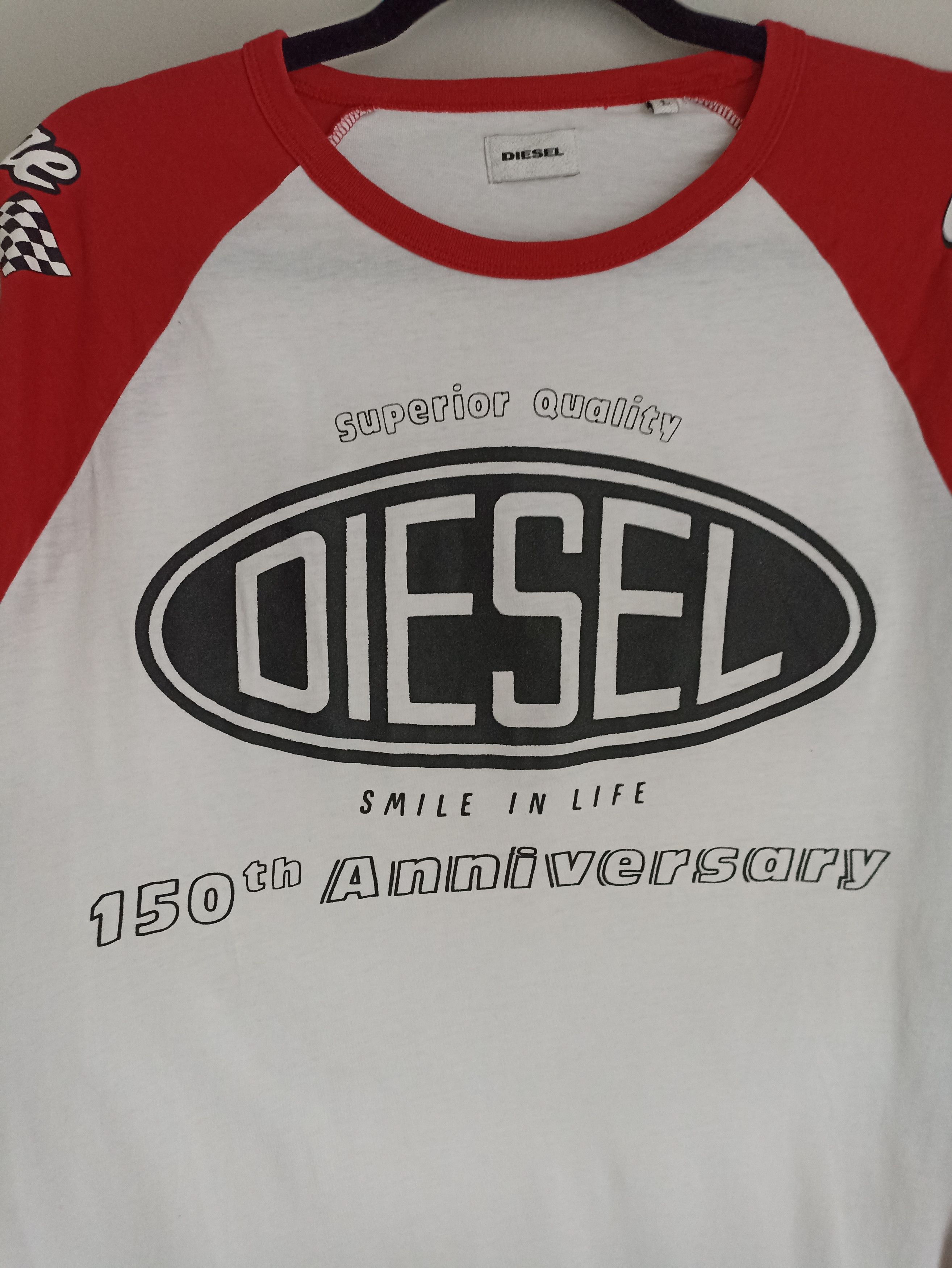 Diesel Diesel longsleeve 150th Annieversary racing logo denim Size US L / EU 52-54 / 3 - 2 Thumbnail