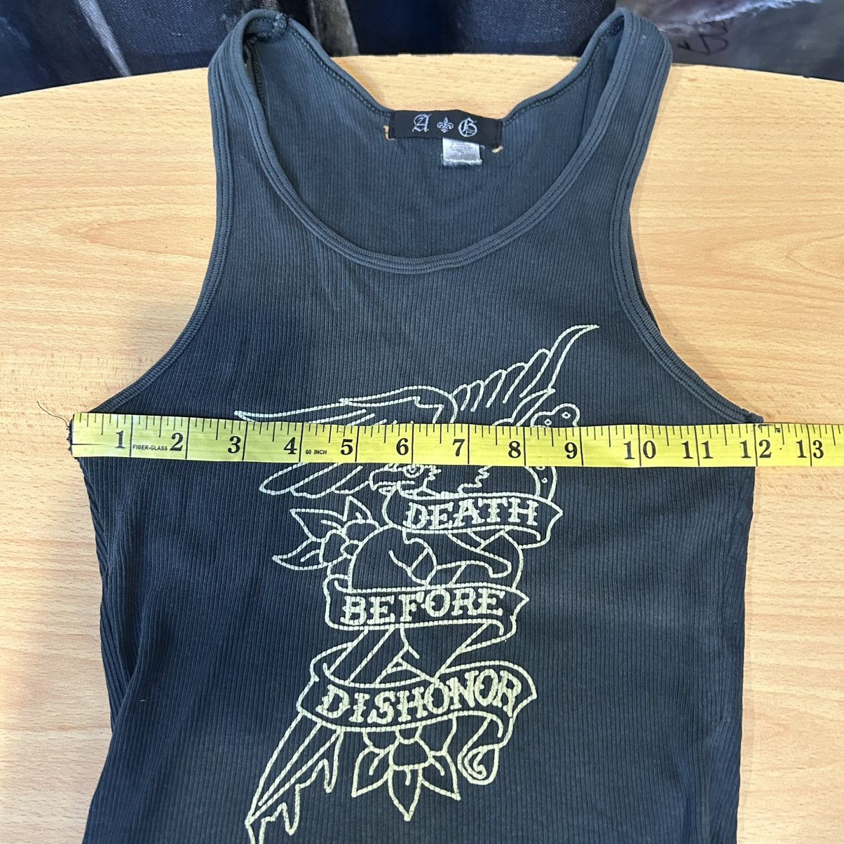 A&G Rock A&G DEATH BEFORE DISHONOR Size US M / EU 48-50 / 2 - 12 Thumbnail