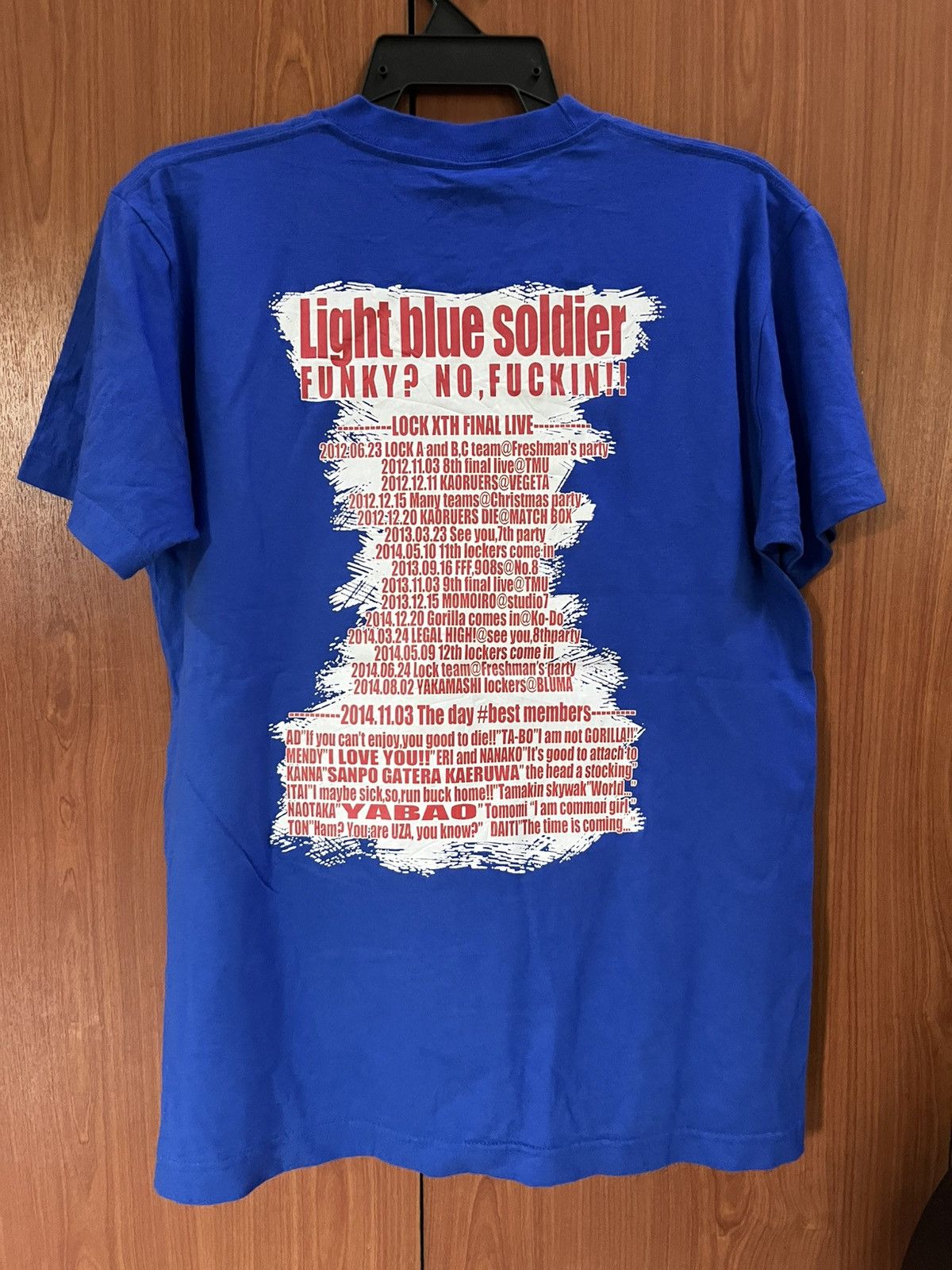 Japanese Brand Light Blue Soldier Tee Size US M / EU 48-50 / 2 - 4 Thumbnail
