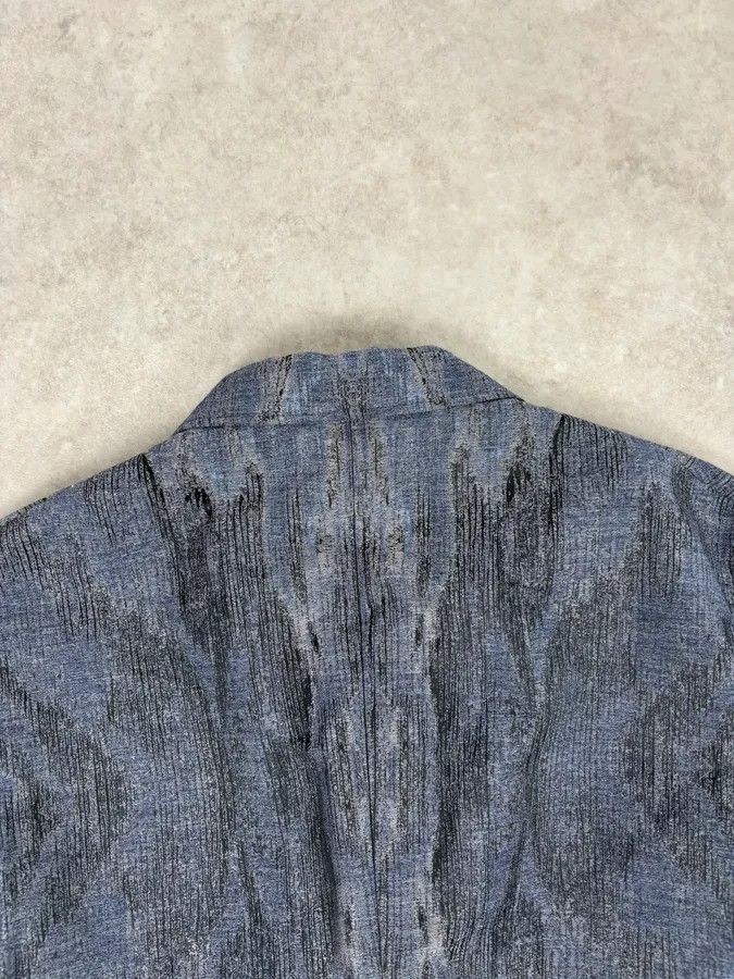 Emporio Armani AW2019 Emporio Armani Double-Breasted Metallic Textured Blazer Jacket Size 44R - 6 Thumbnail