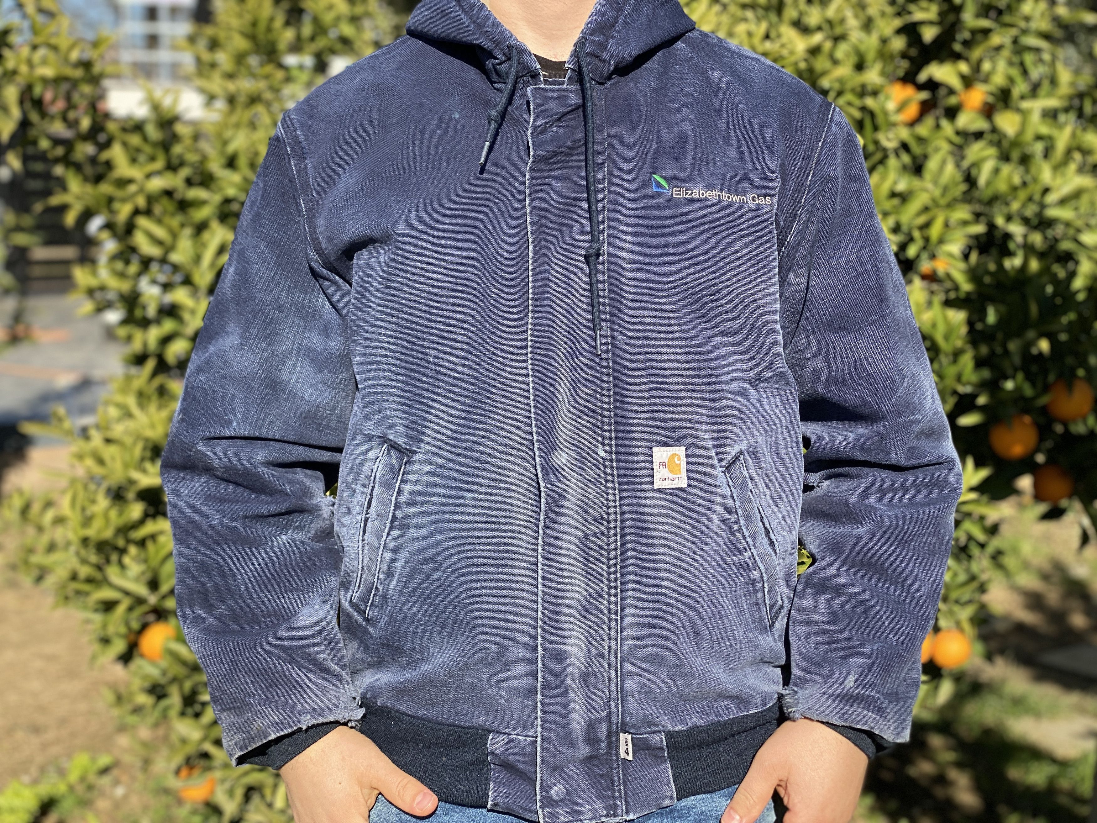 Vintage Carhartt Fr hooded work outlet jacket