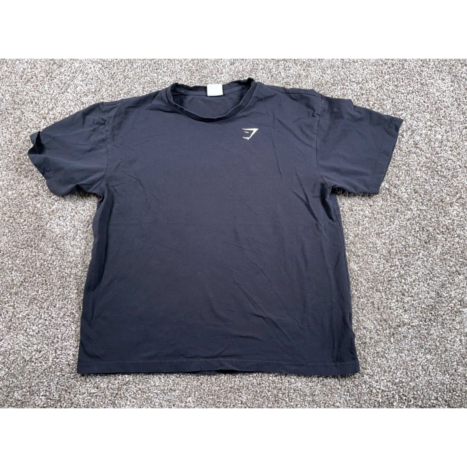 Gymshark Gymshark T-Shirt Adult Large Black Logo Cotton Blend Activewear Mens Size US L / EU 52-54 / 3 - 2 Thumbnail