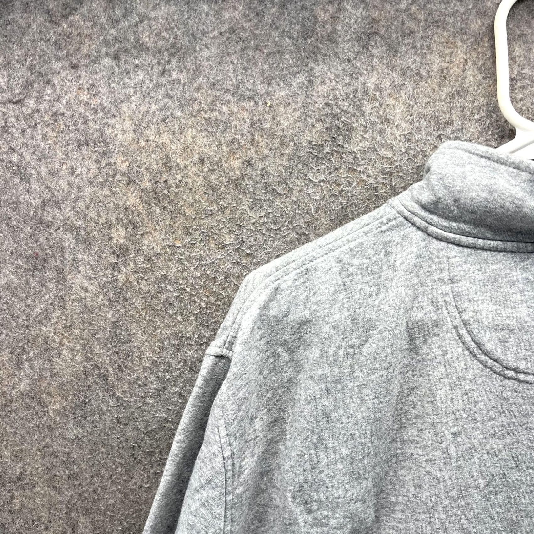 Izod VINTAGE IZOD Sweatshirt Mens XL Gray Saltwater Relaxed Henley Mock Neck Fleece Pullover Size US XL / EU 56 / 4 - 6 Thumbnail