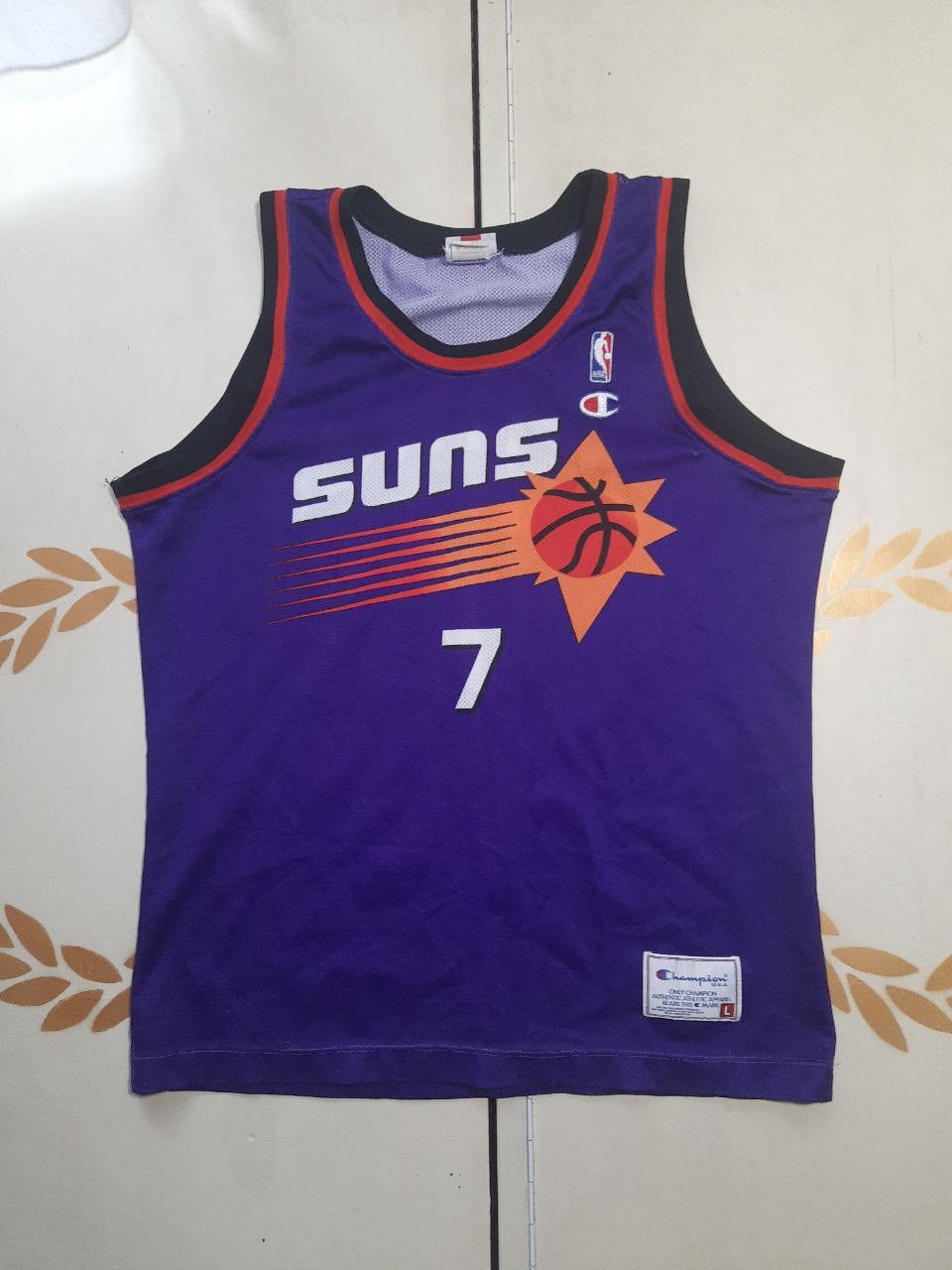 Champion × NBA Champion Phoenix Suns NBA Jersey 7 K.Johnson 90's Size US L / EU 52-54 / 3 - 2 Thumbnail