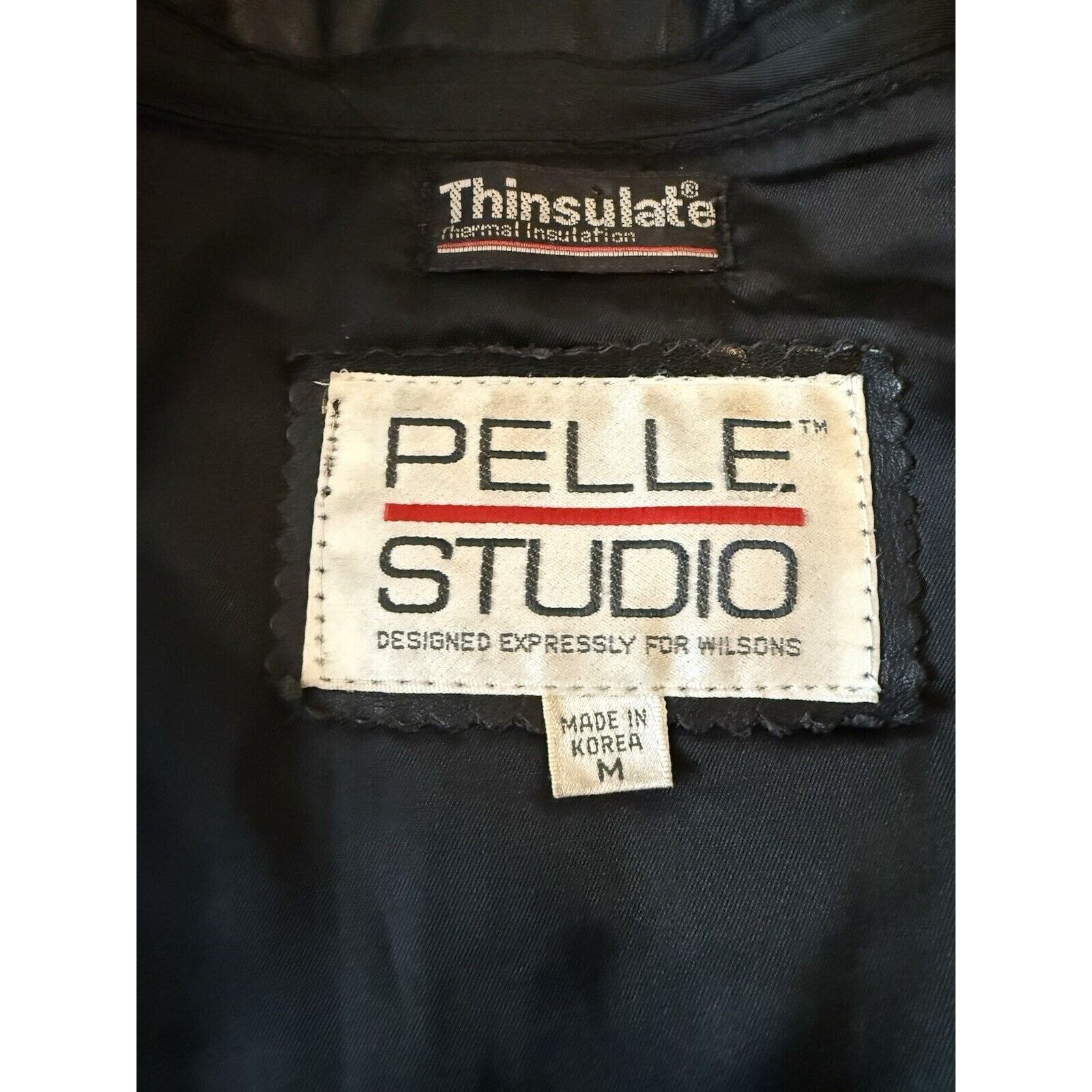 Wilsons Leather Pelle Studio Leather Jacket Women’s Size Medium Size M / US 6-8 / IT 42-44 - 4 Thumbnail