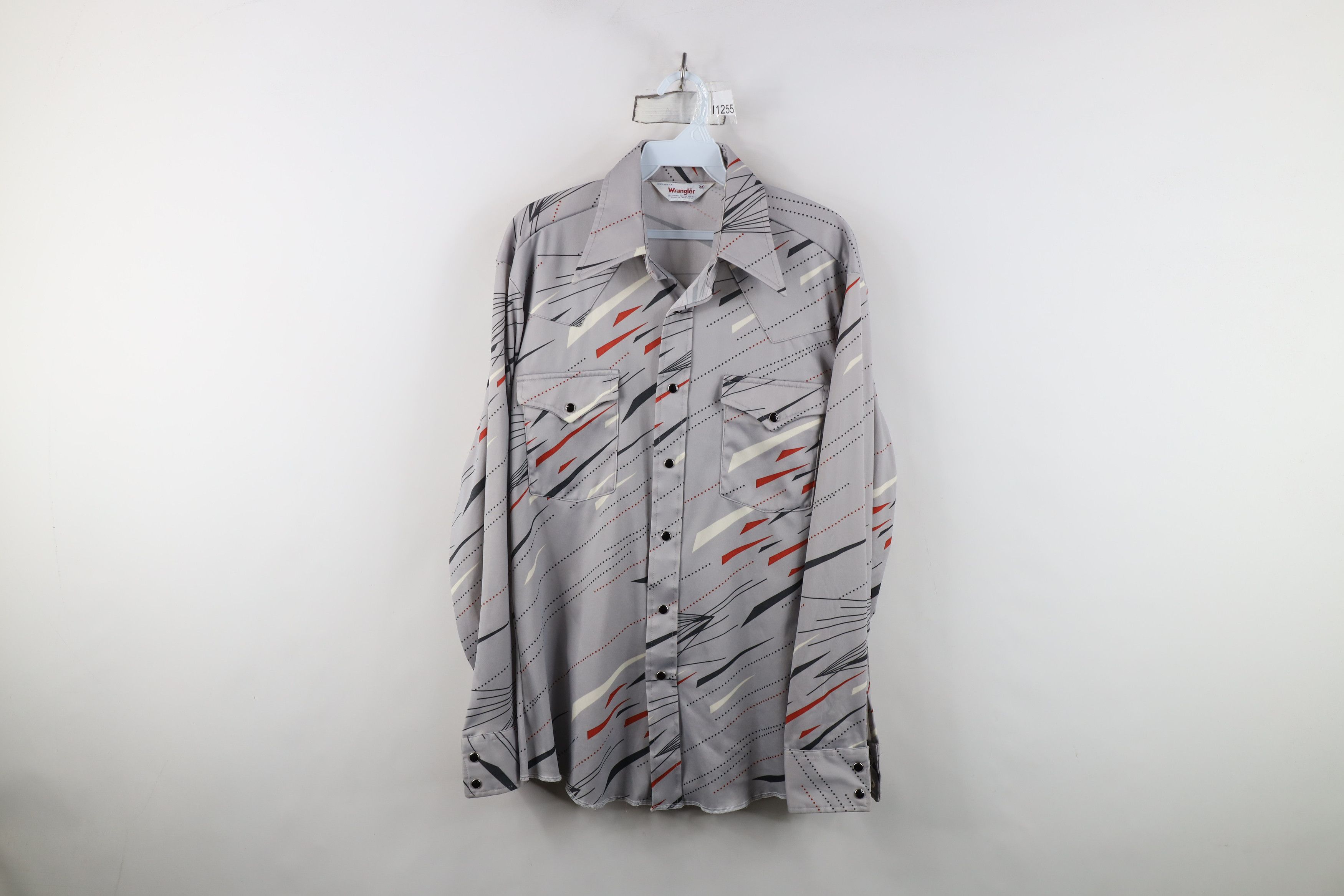 Wrangler Vintage 70s Wrangler Western Knit Snap Button Shirt USA Size US M / EU 48-50 / 2 - 1 Thumbnail