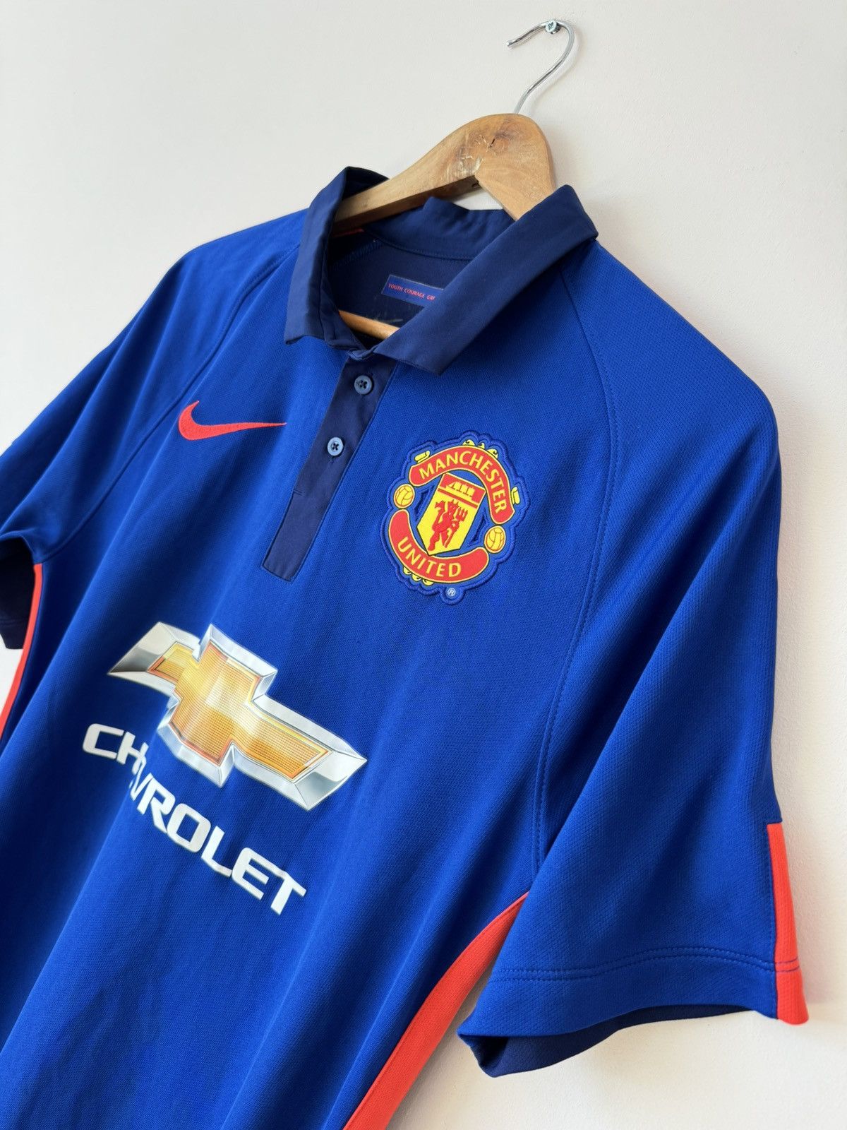 Nike Manchester United 2014-2015 Third Soccer Jersey Shirt Kit Size US S / EU 44-46 / 1 - 5 Thumbnail