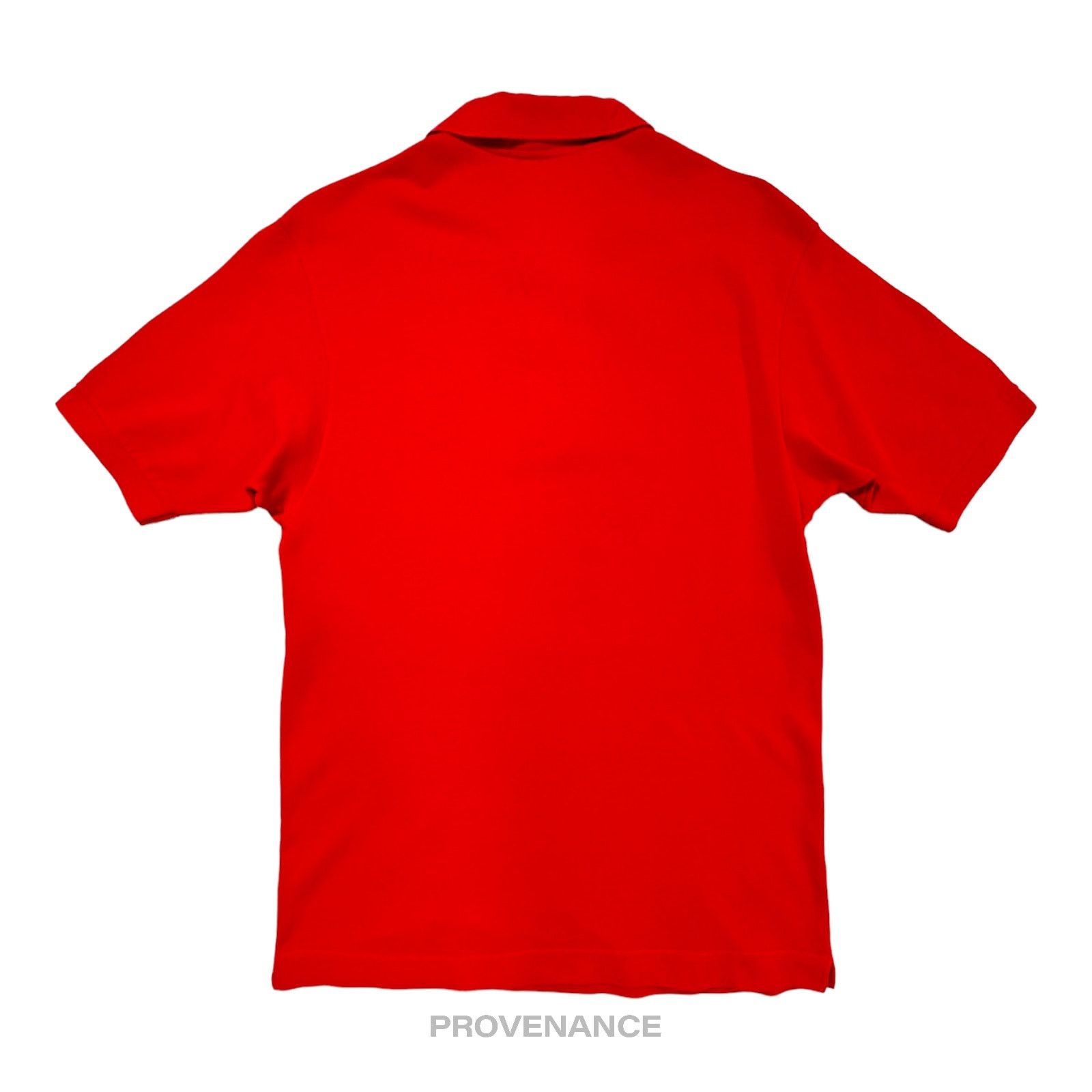 Givenchy 🔴 Givenchy Embroidered Sailboat Logo Polo Shirt - Red M Size US M / EU 48-50 / 2 - 2 Thumbnail